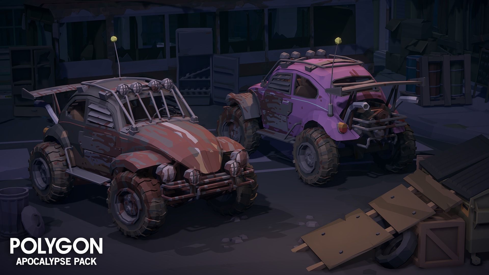 POLYGON - Apocalypse Low-poly 3D model_34