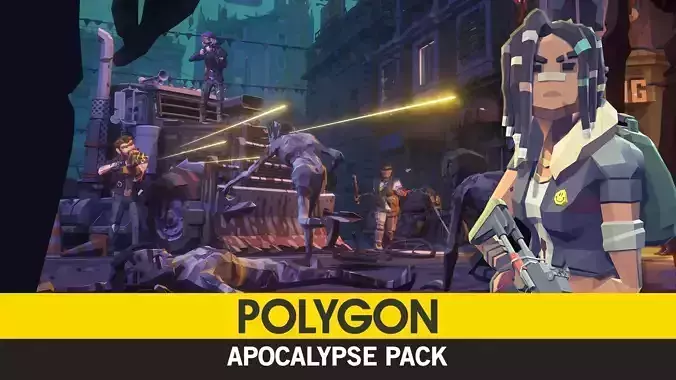 POLYGON - Apocalypse Low-poly 3D model