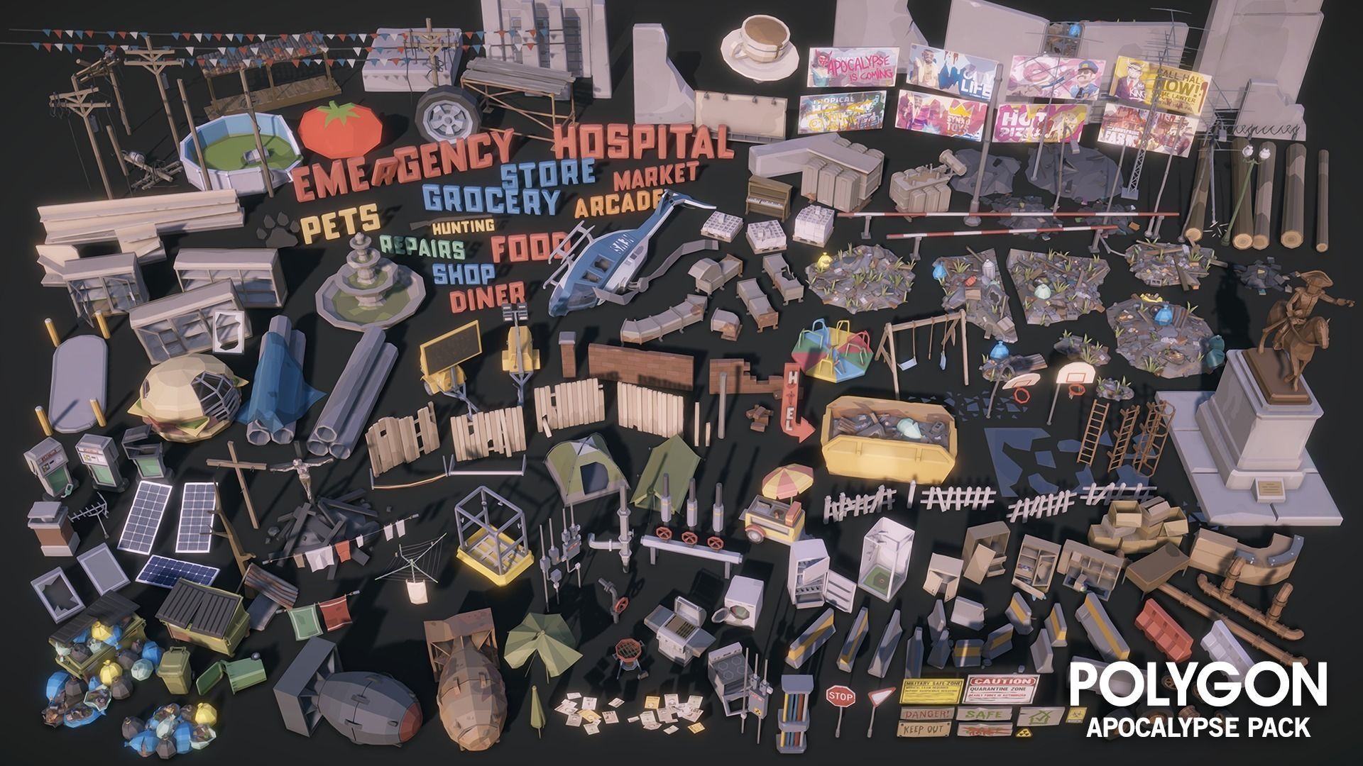 POLYGON - Apocalypse Low-poly 3D model_44