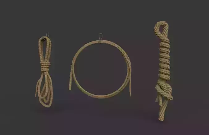 Historic fuse bundles Low-poly 3D model