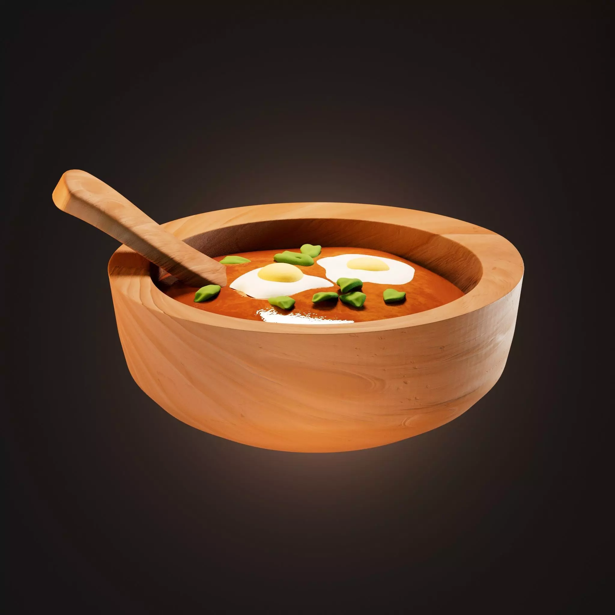 Dish game Asset Food Animation 3D model_0