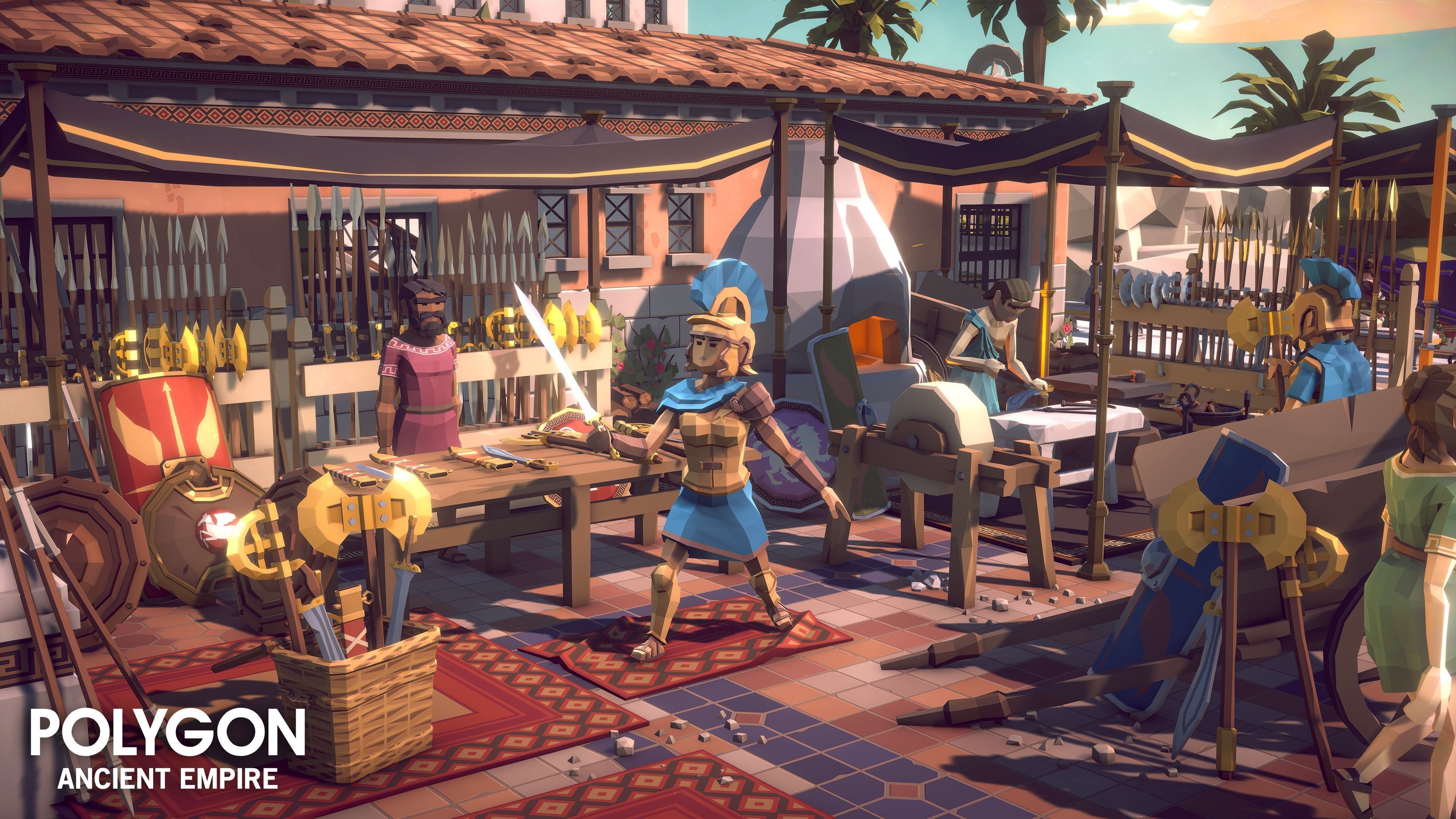 POLYGON - Ancient Empire Low-poly 3D model_17