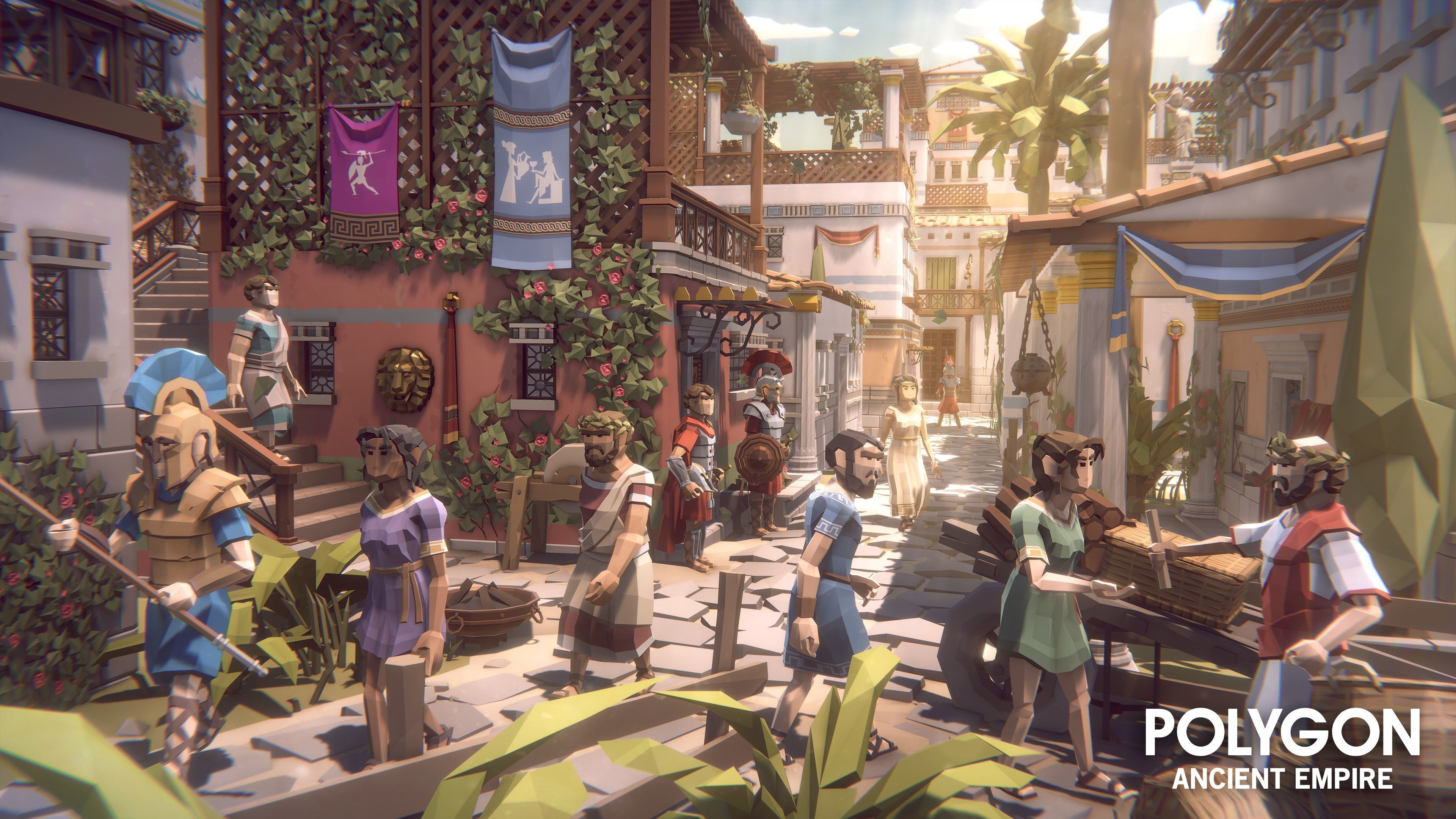 POLYGON - Ancient Empire Low-poly 3D model_11