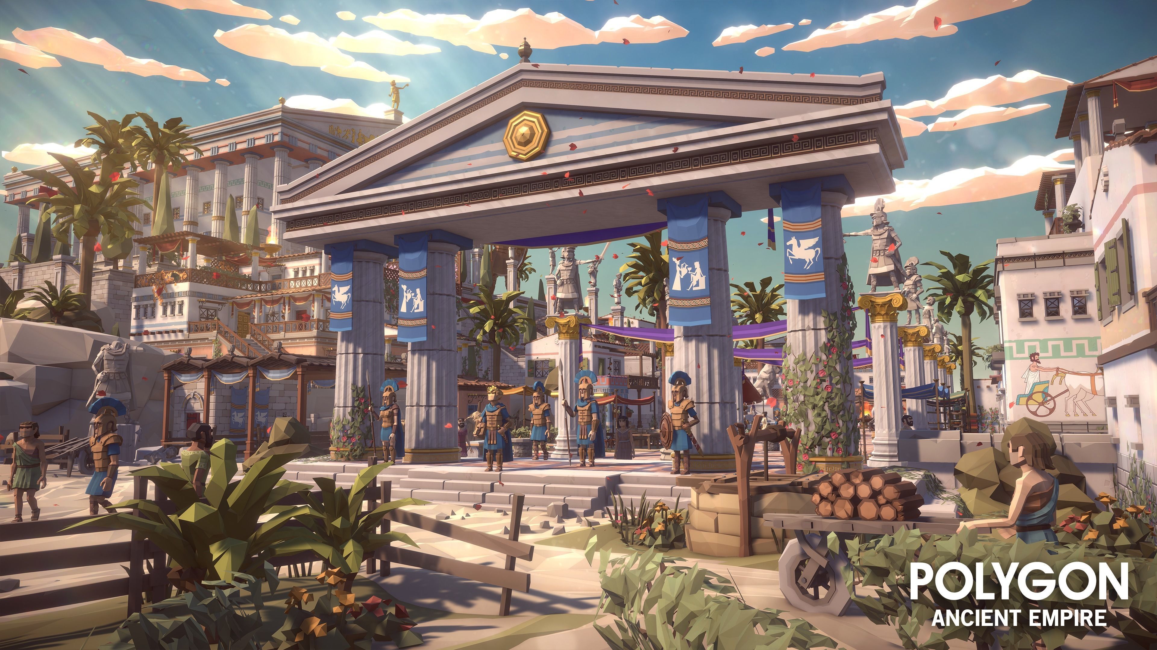 POLYGON - Ancient Empire Low-poly 3D model_4