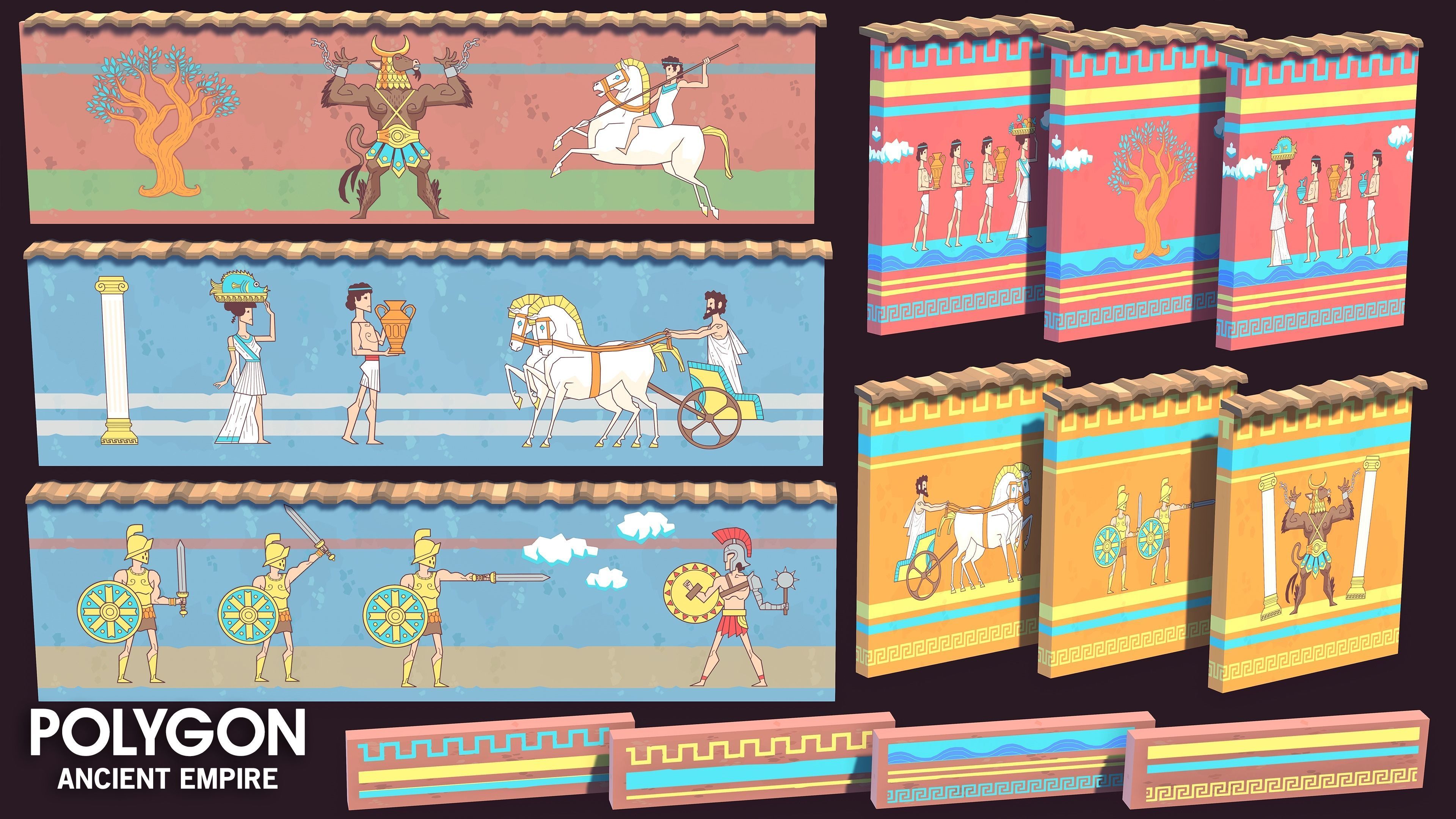 POLYGON - Ancient Empire Low-poly 3D model_31