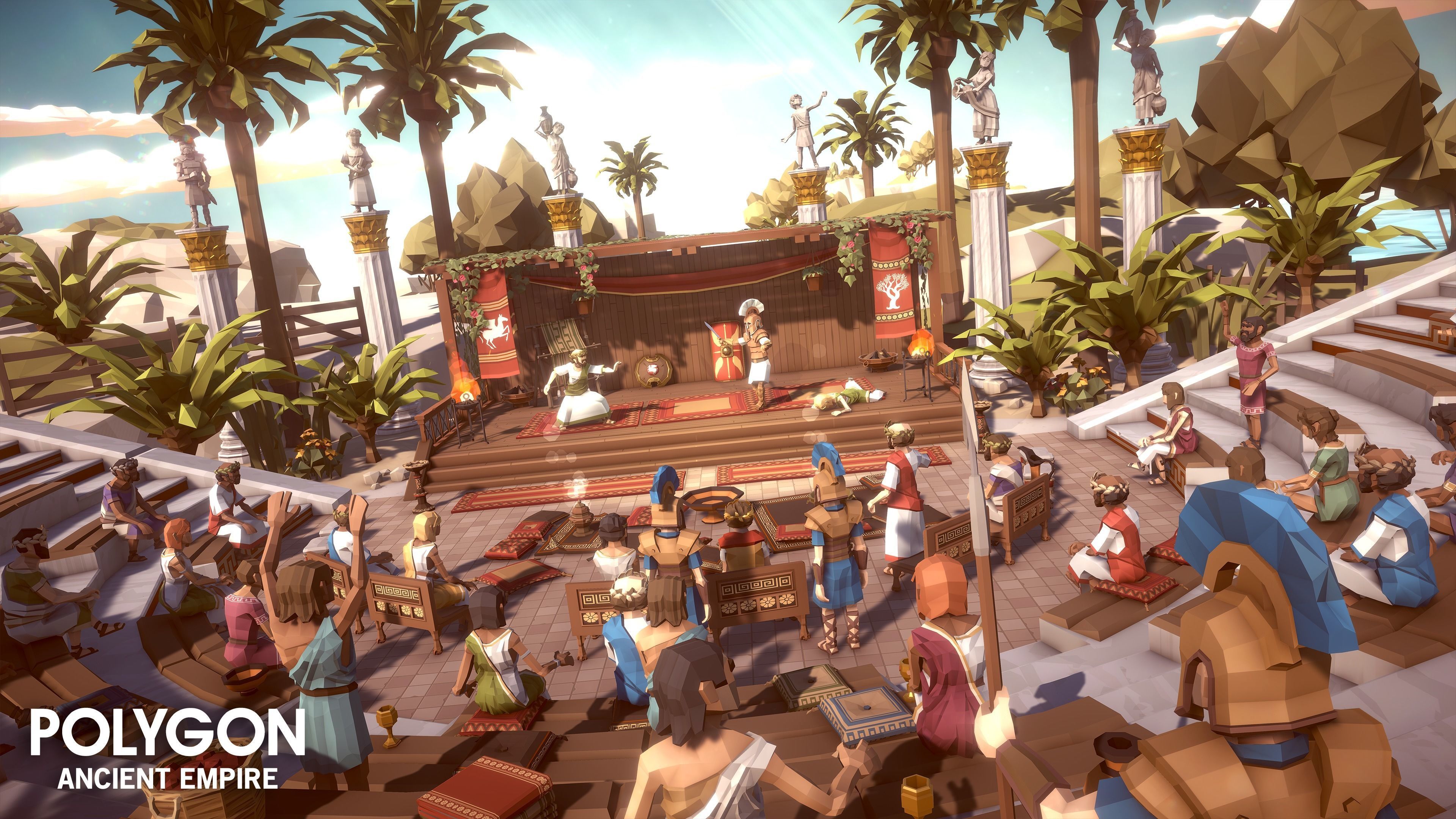 POLYGON - Ancient Empire Low-poly 3D model_15