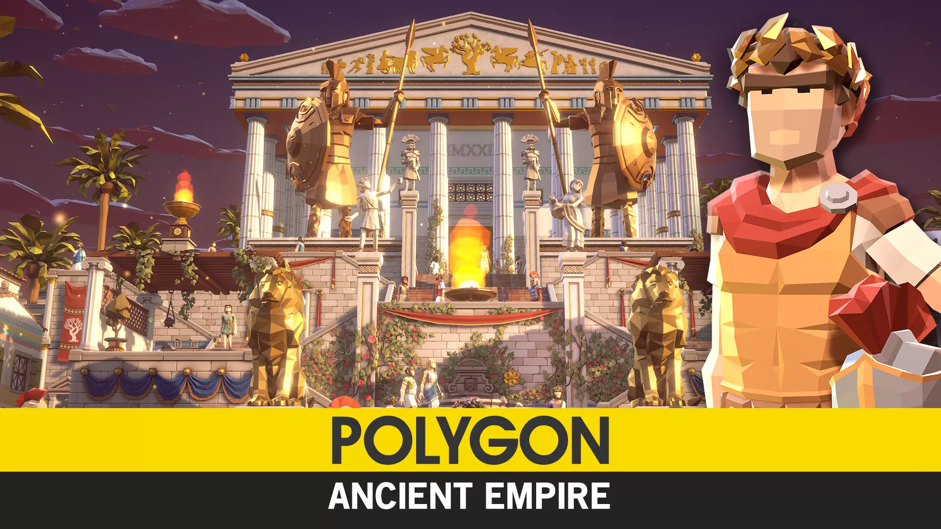 POLYGON - Ancient Empire Low-poly 3D model_0