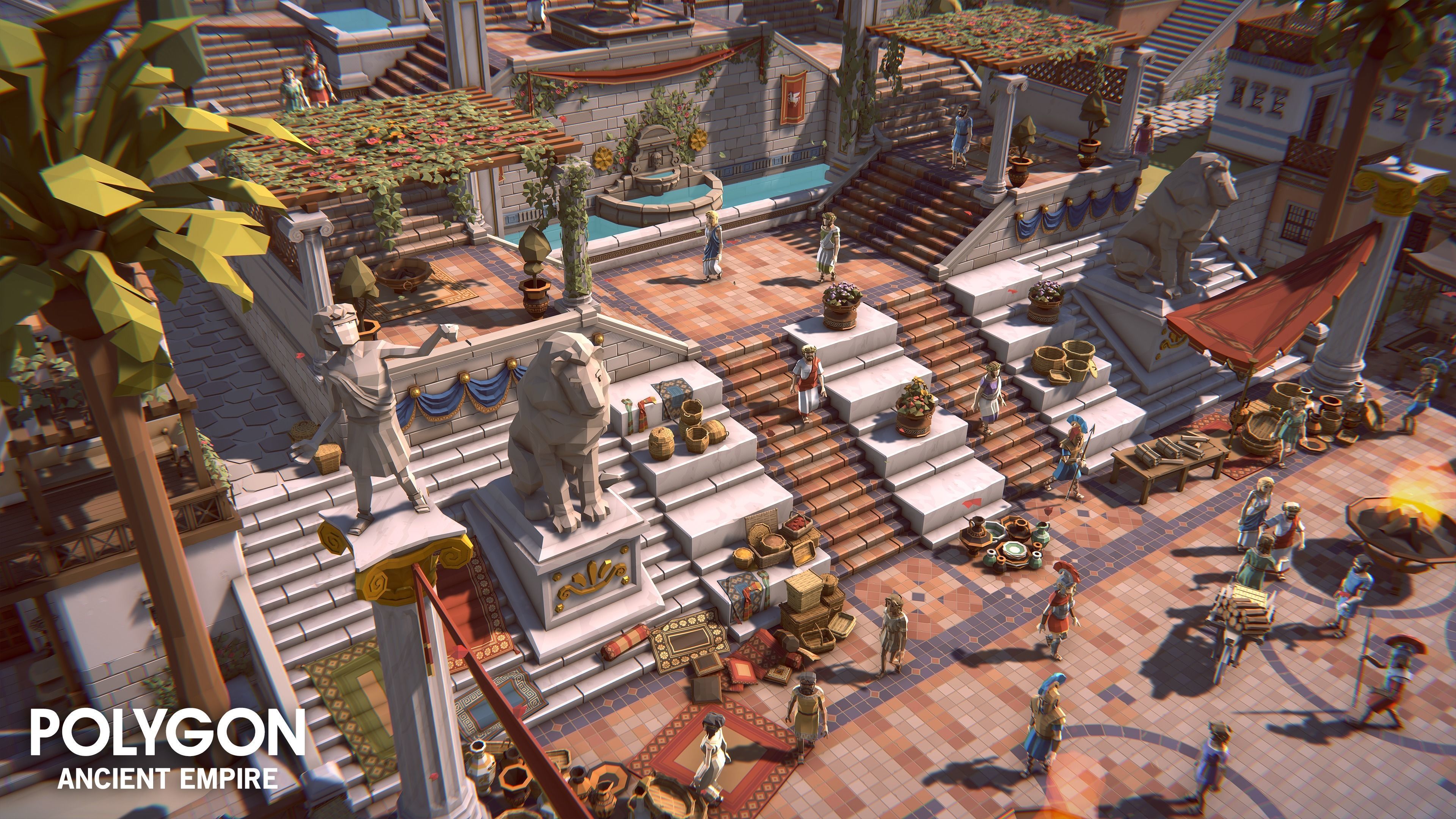 POLYGON - Ancient Empire Low-poly 3D model_10