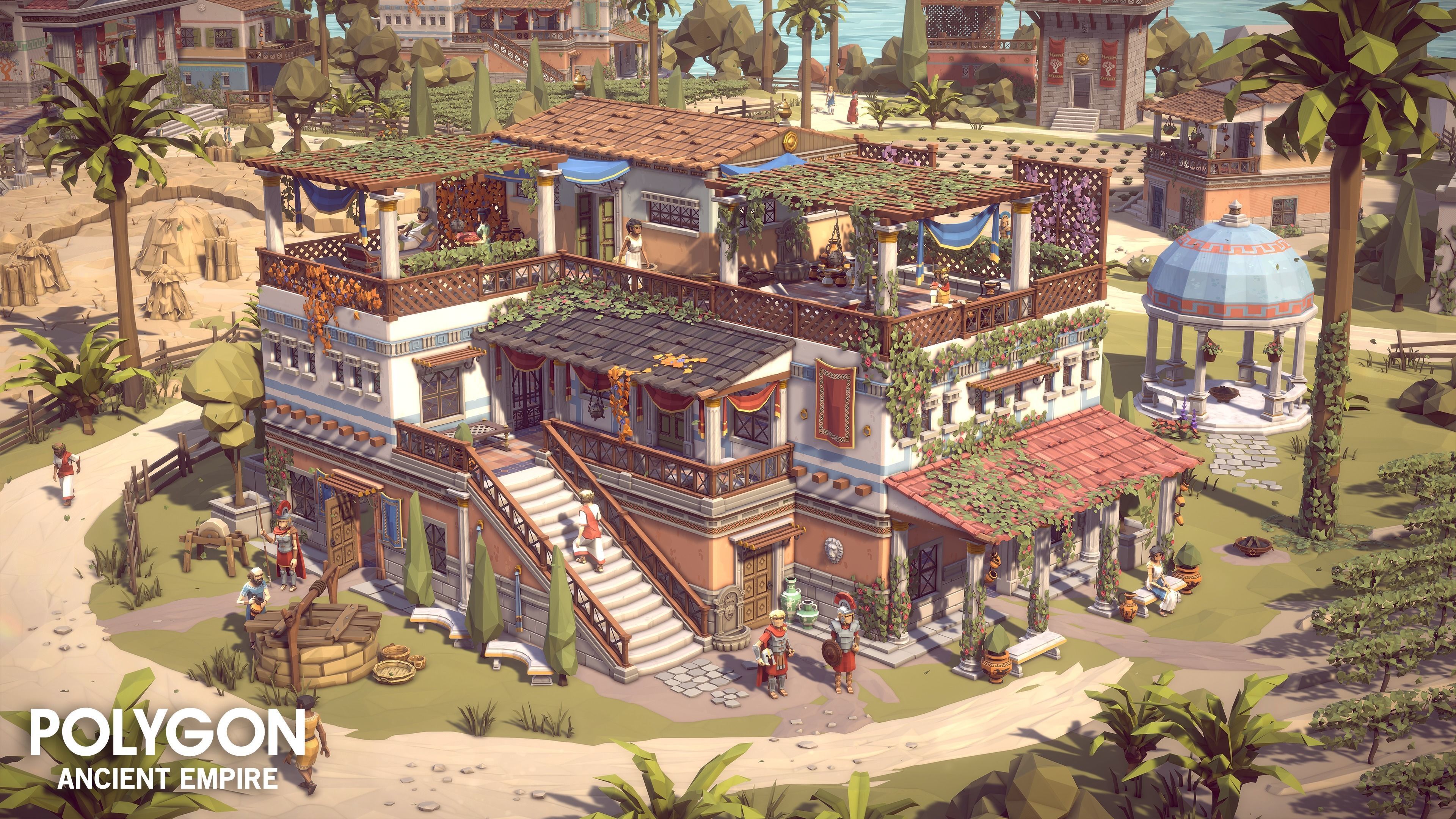 POLYGON - Ancient Empire Low-poly 3D model_3