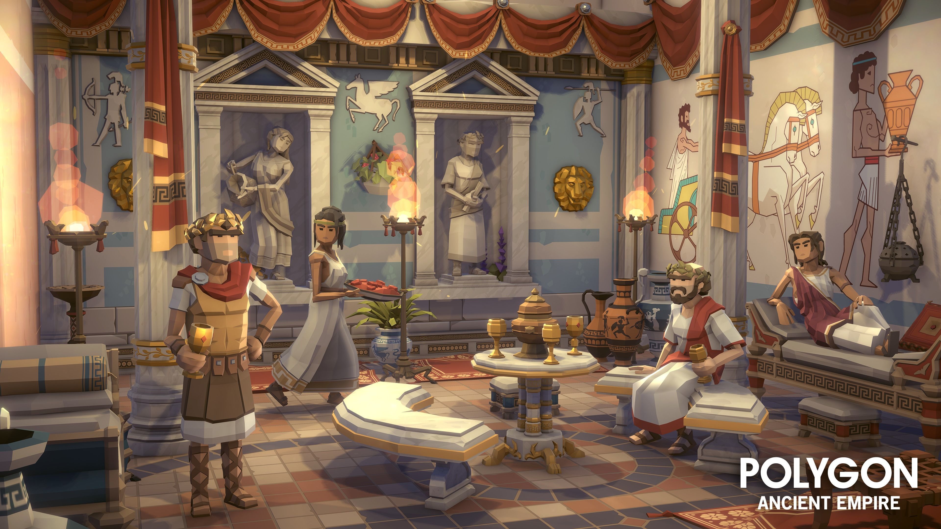 POLYGON - Ancient Empire Low-poly 3D model_2