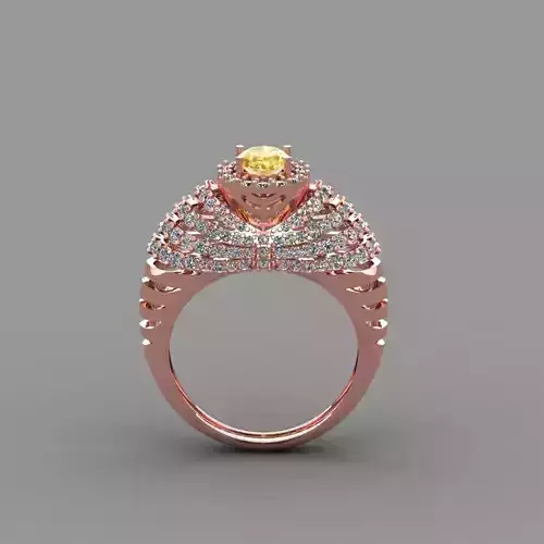 Diamond ring jewelry for woman