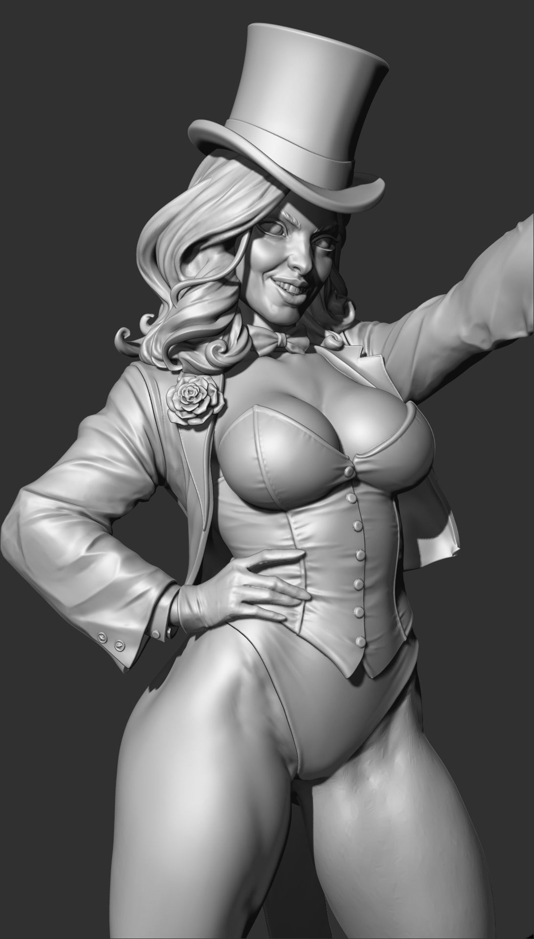 Zatanna with NSFW 3D print model_30