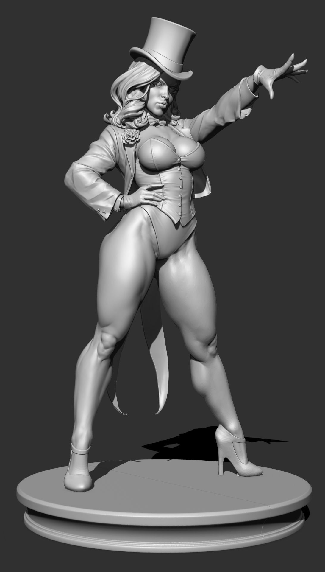 Zatanna with NSFW 3D print model_12
