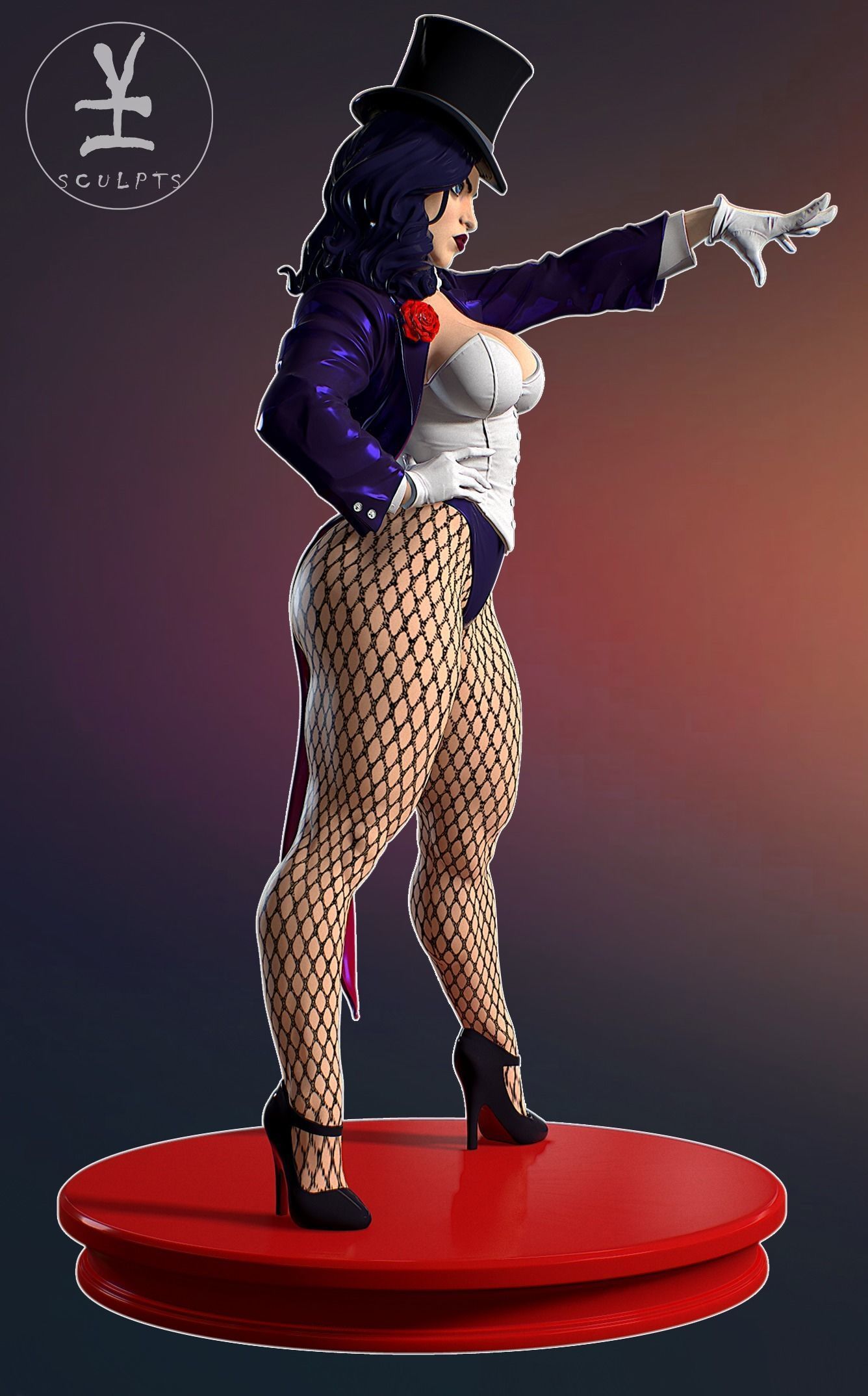 Zatanna with NSFW 3D print model_5