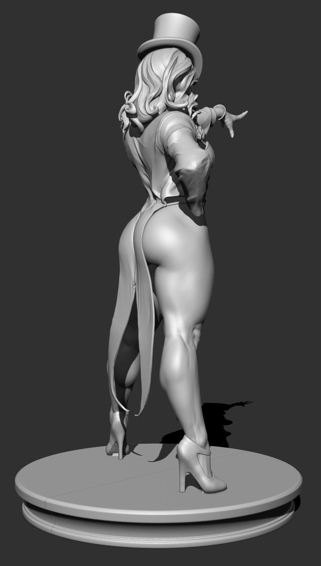 Zatanna with NSFW 3D print model_16