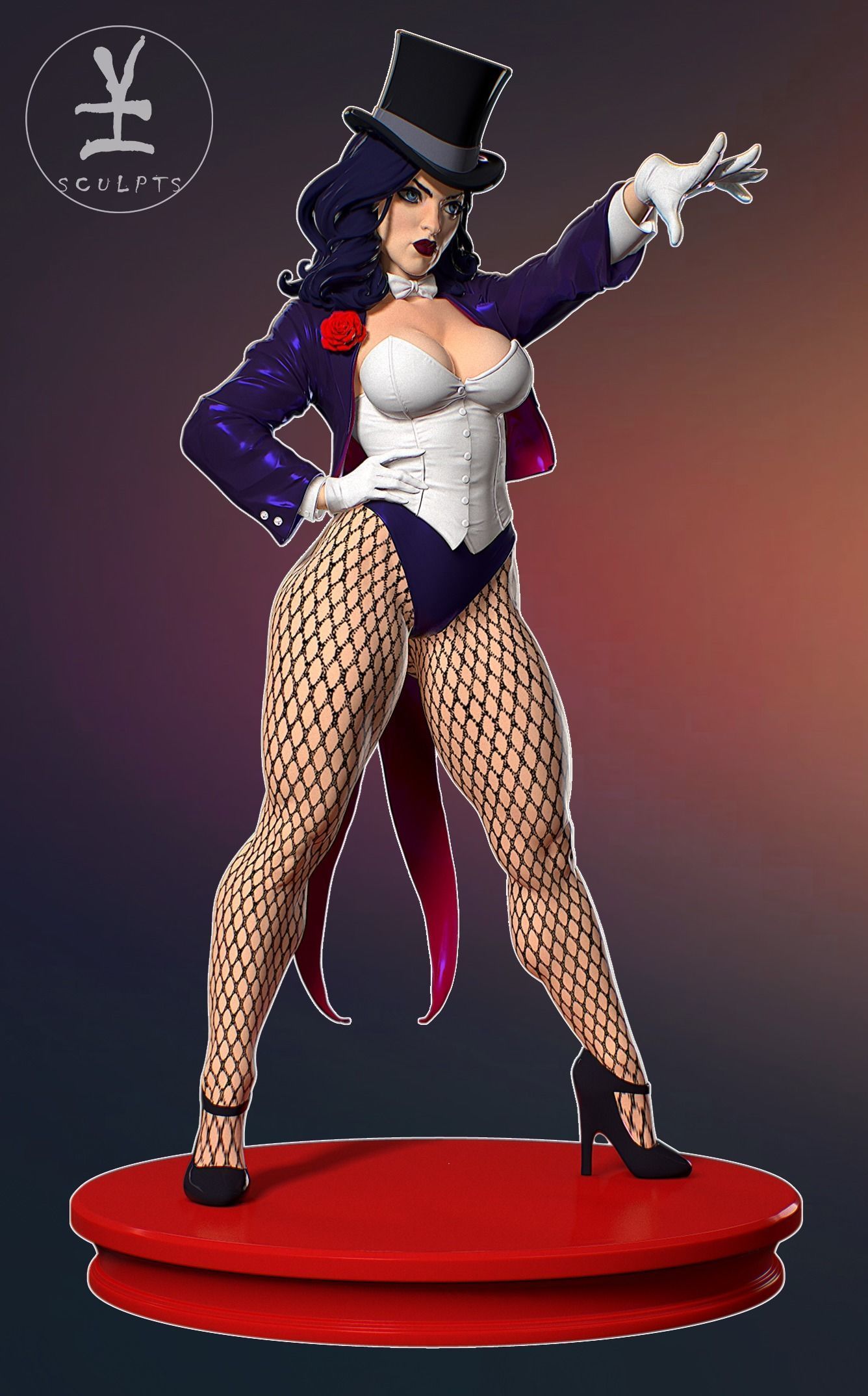 Zatanna with NSFW 3D print model_2