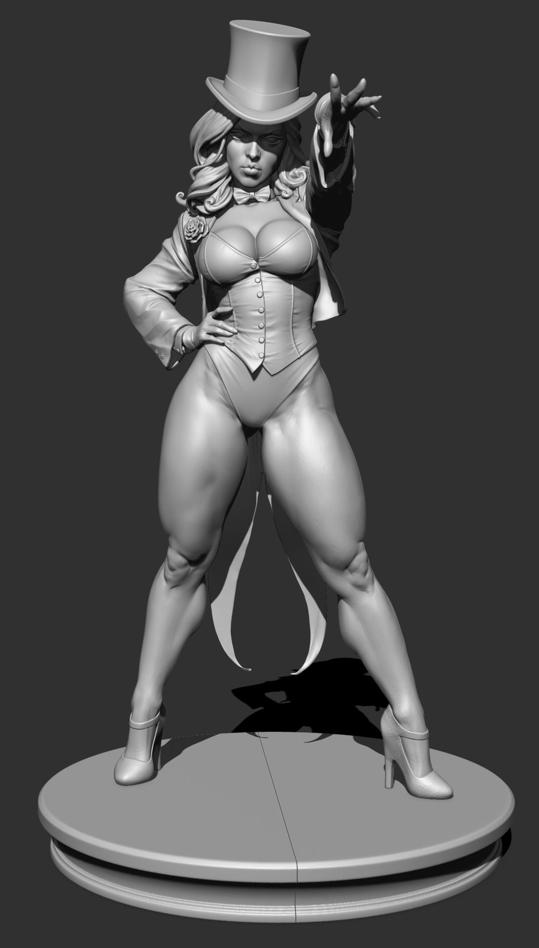 Zatanna with NSFW 3D print model_10