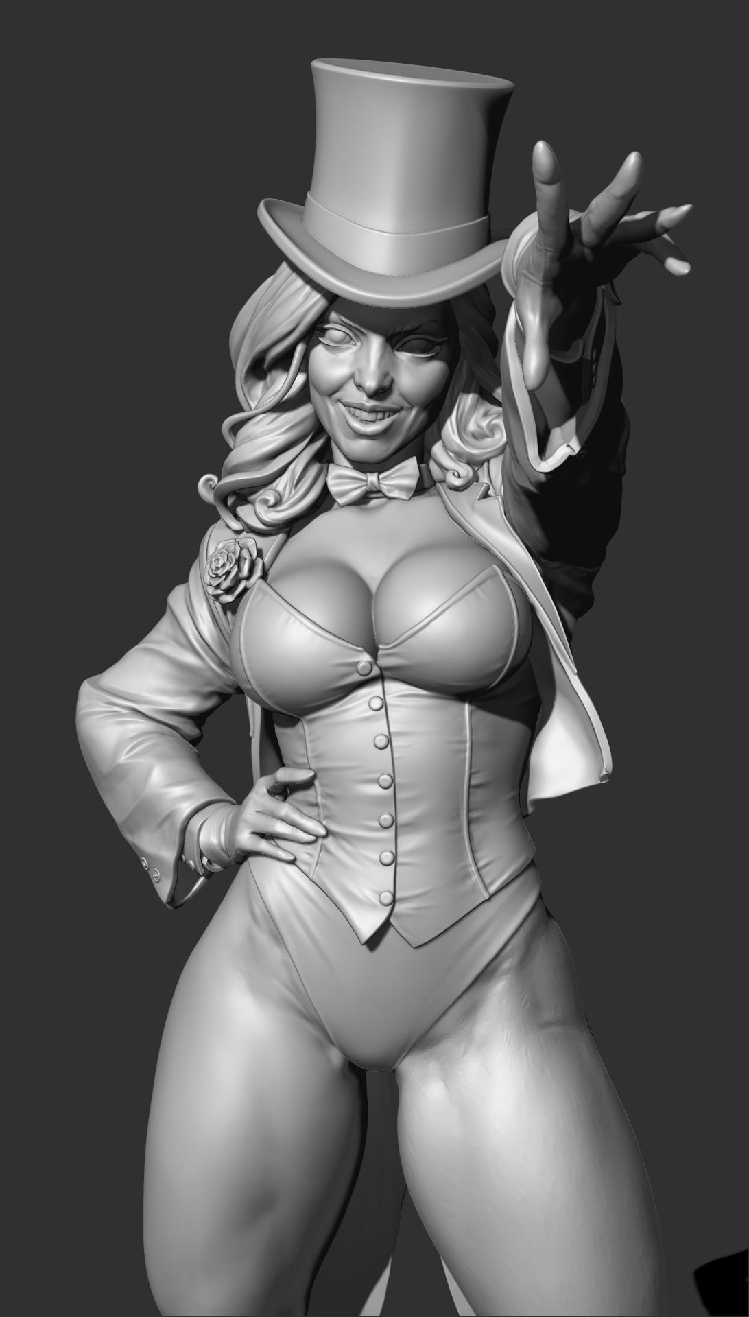 Zatanna with NSFW 3D print model_29