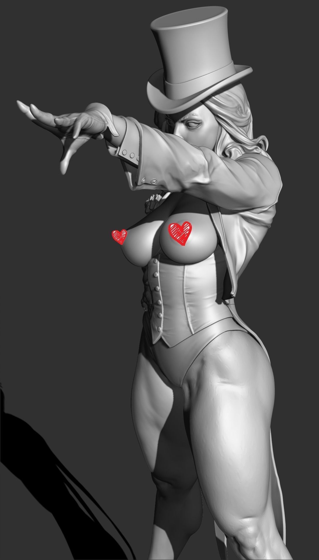 Zatanna with NSFW 3D print model_28