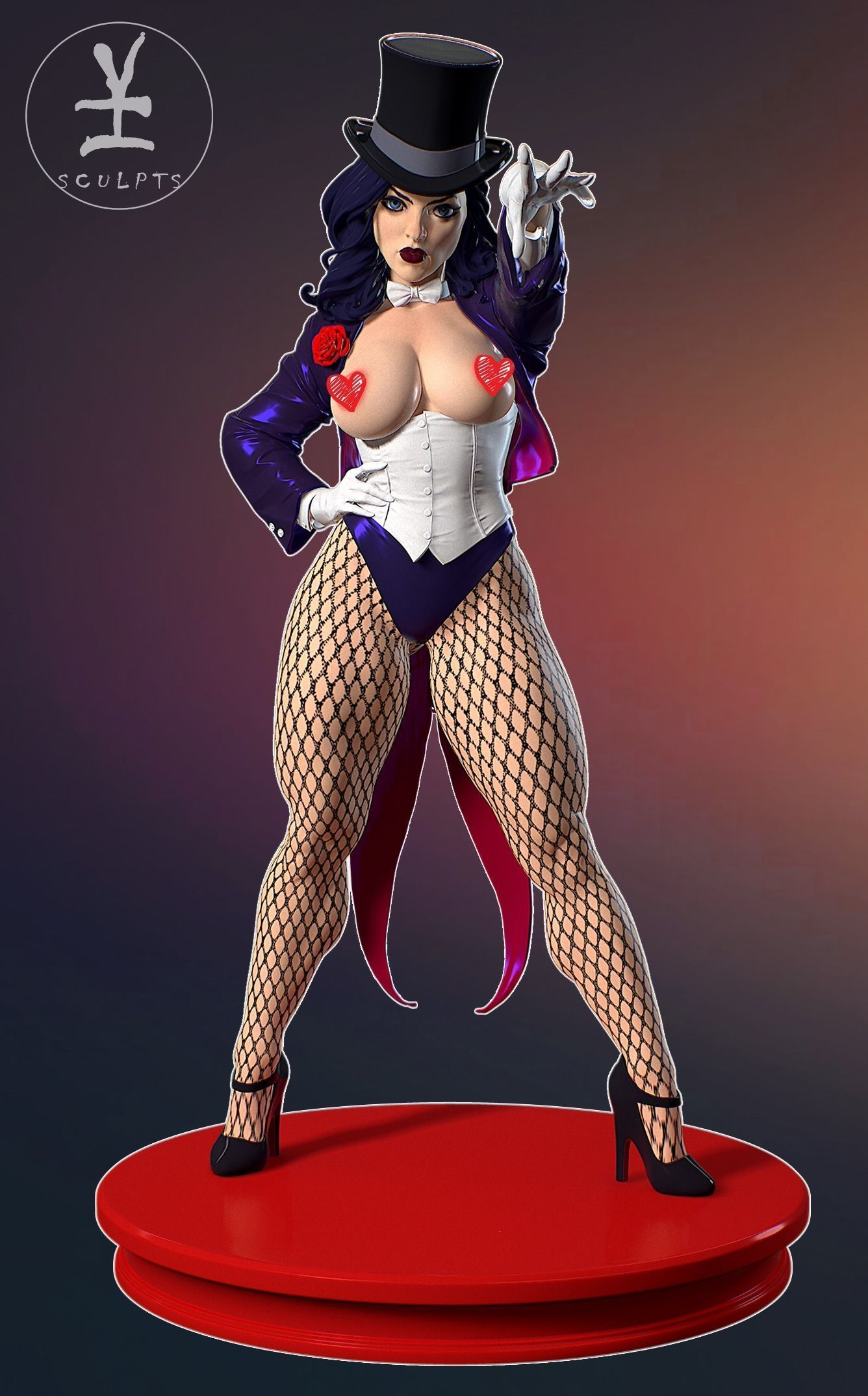 Zatanna with NSFW 3D print model_6