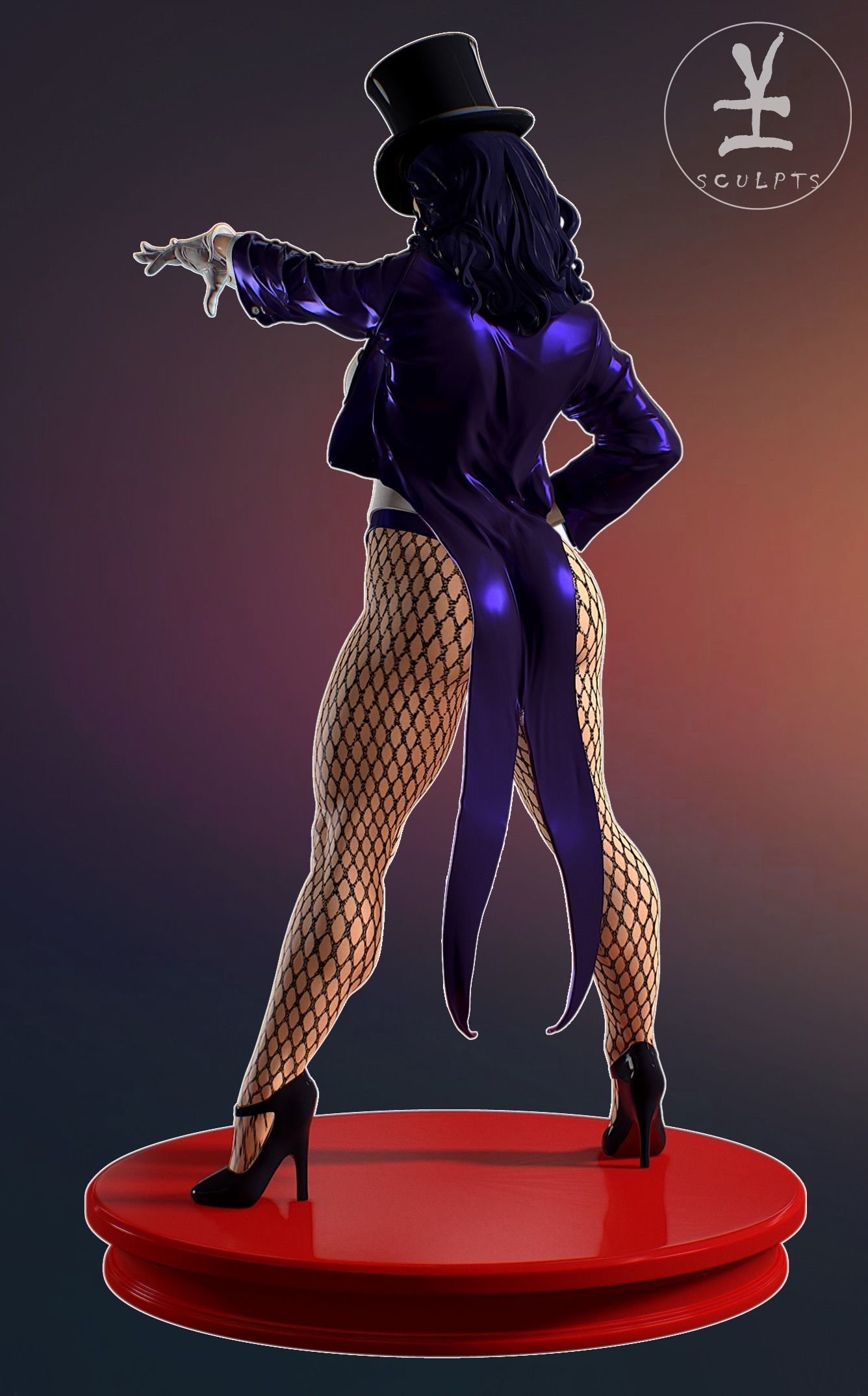 Zatanna with NSFW 3D print model_4