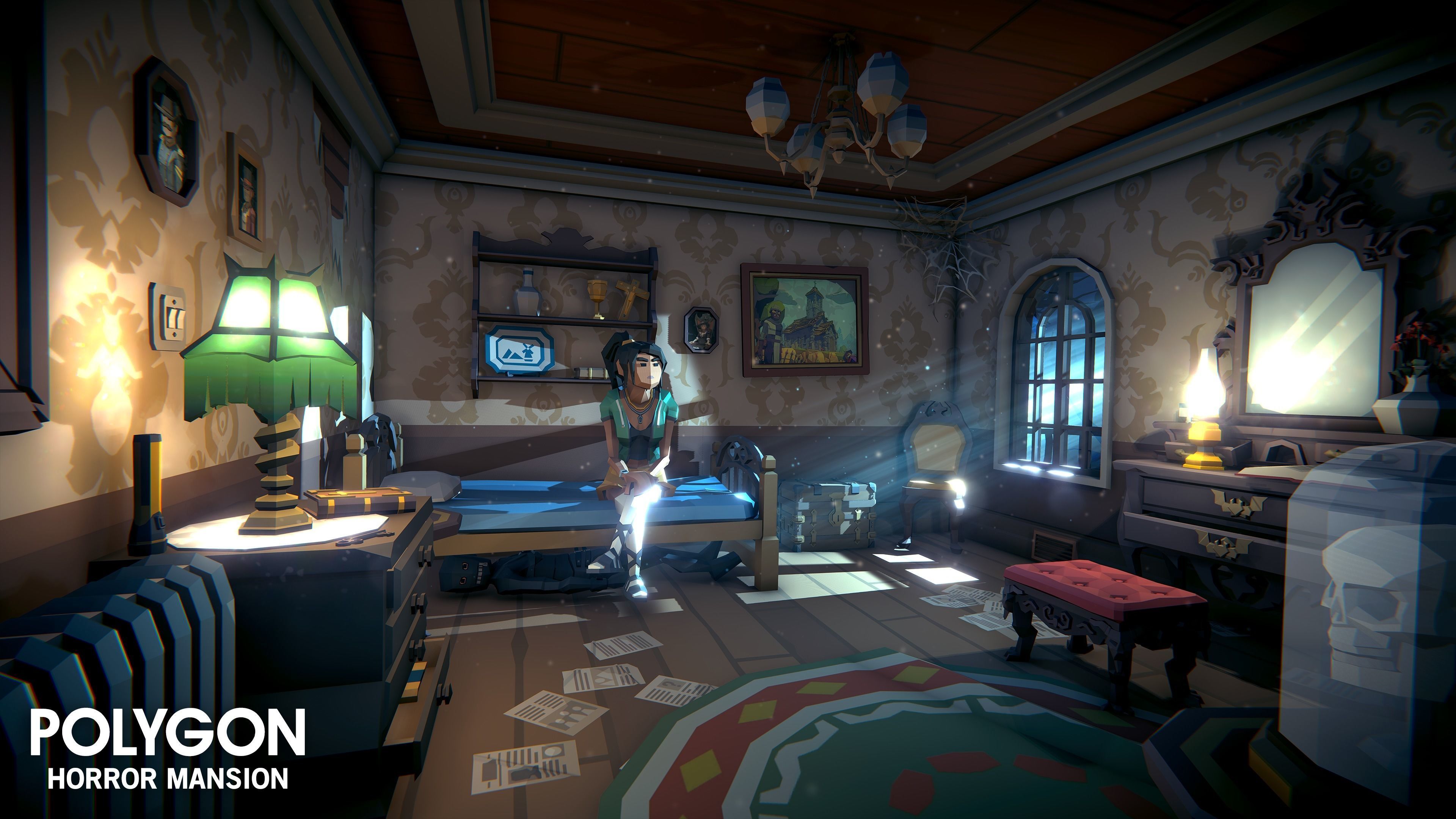 POLYGON - Horror Mansion Low-poly 3D model_13