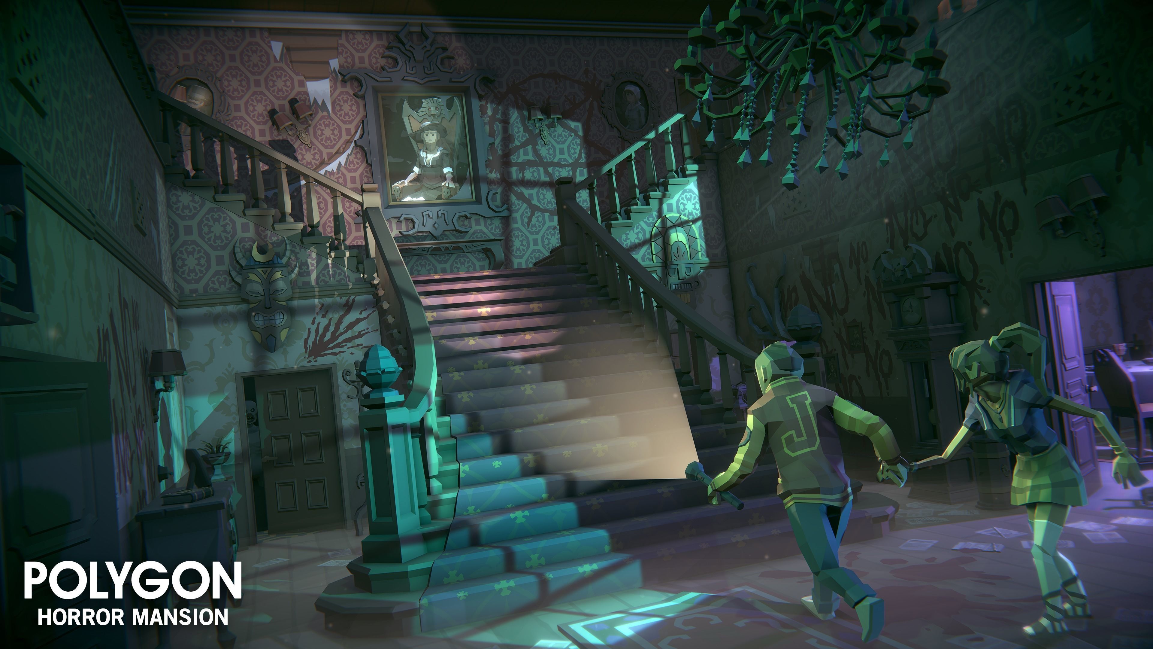POLYGON - Horror Mansion Low-poly 3D model_7