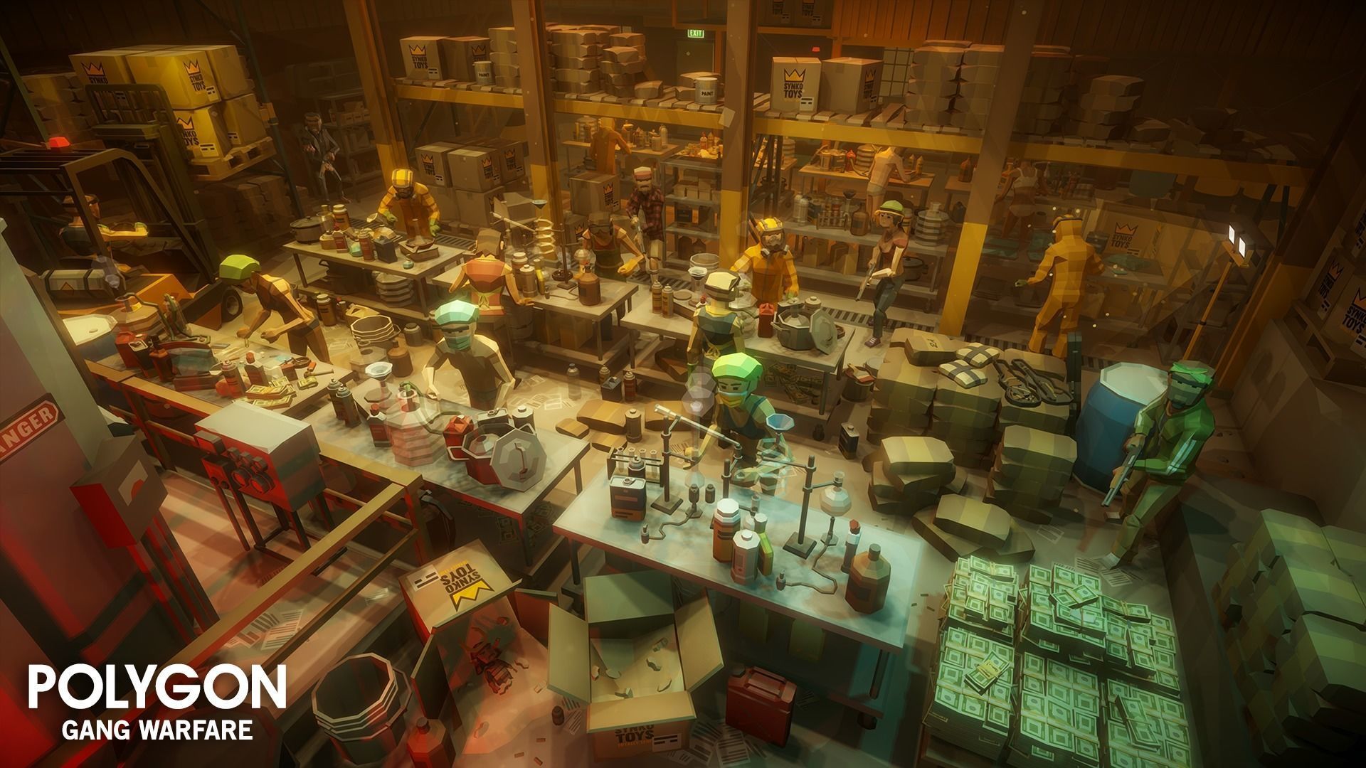 POLYGON - Gang Warfare Low-poly 3D model_8