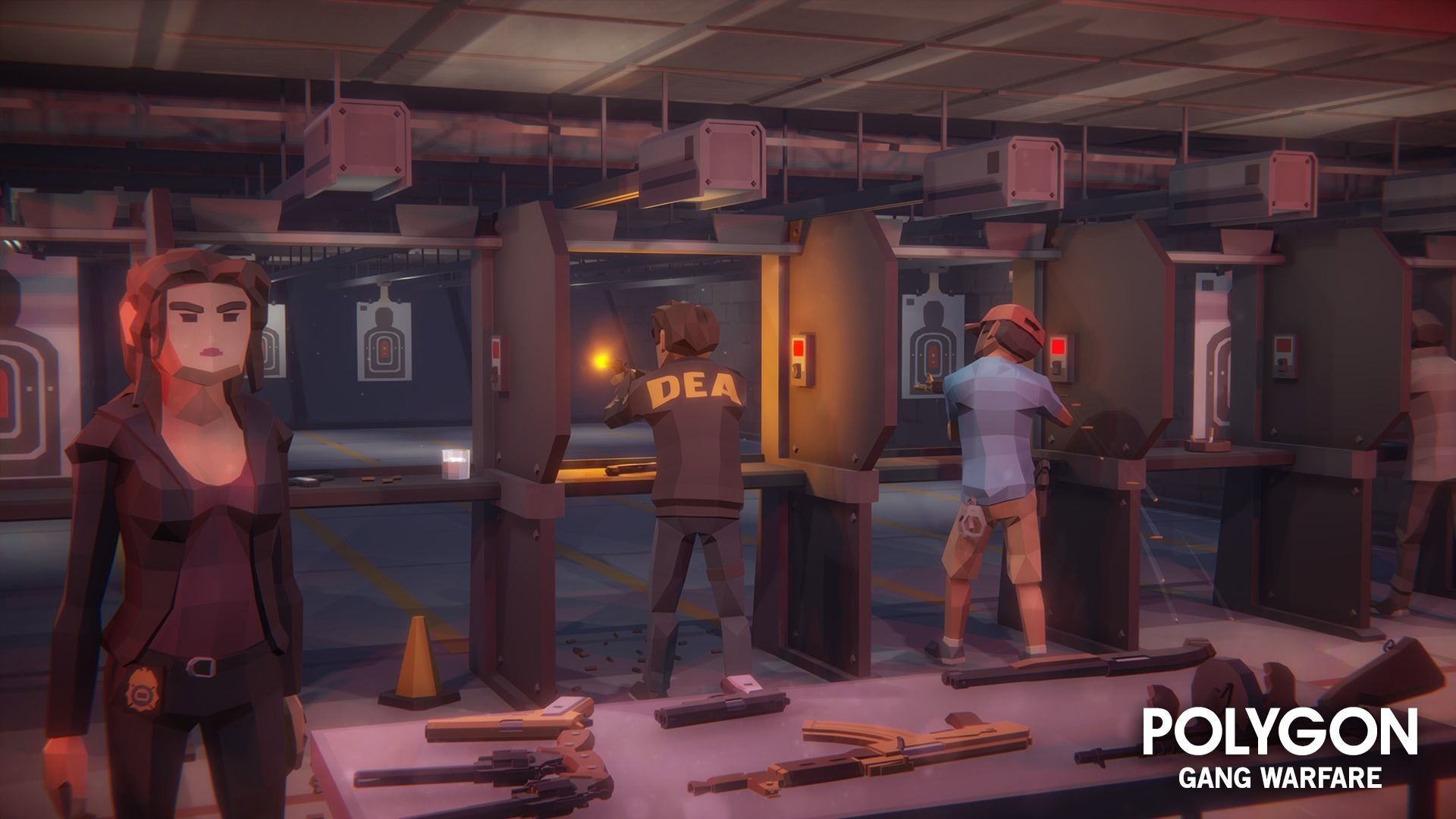 POLYGON - Gang Warfare Low-poly 3D model_9