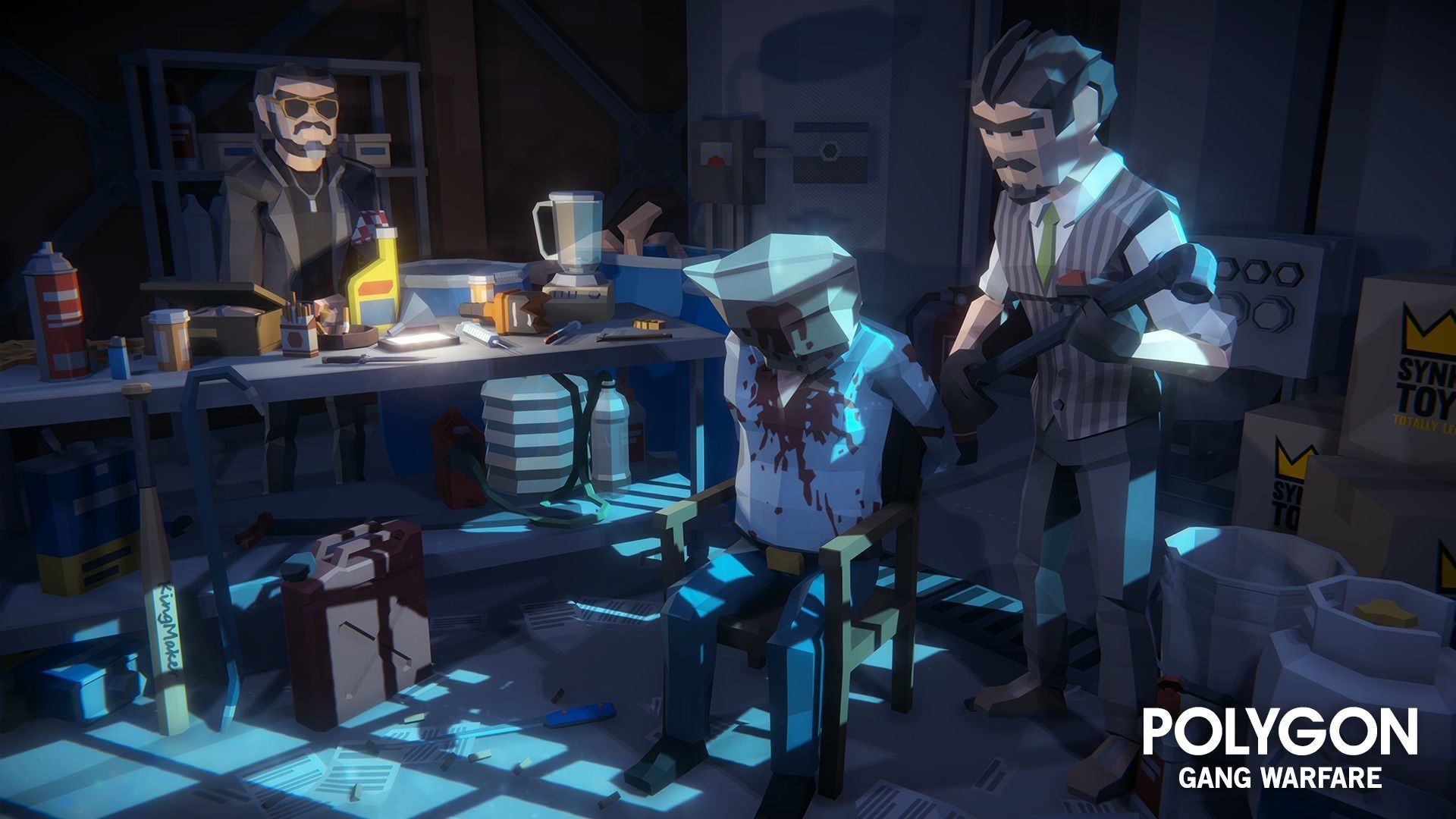 POLYGON - Gang Warfare Low-poly 3D model_11