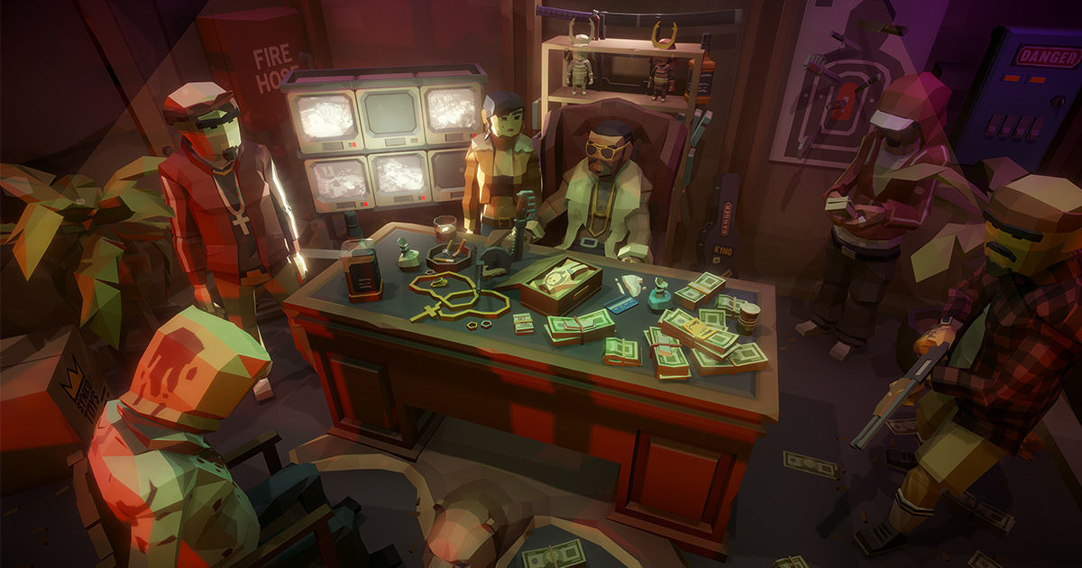 POLYGON - Gang Warfare Low-poly 3D model_6