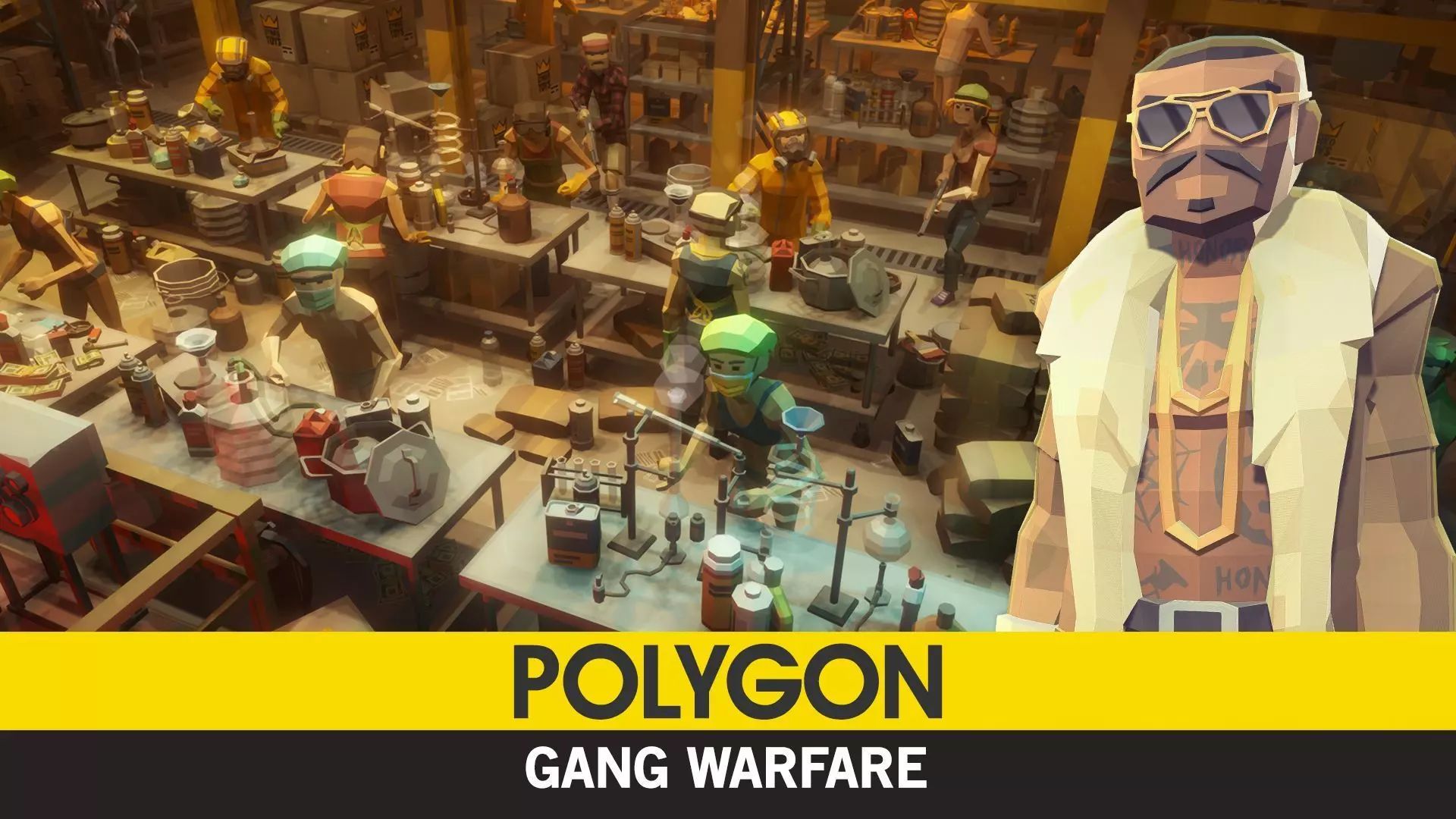 POLYGON - Gang Warfare Low-poly 3D model_0