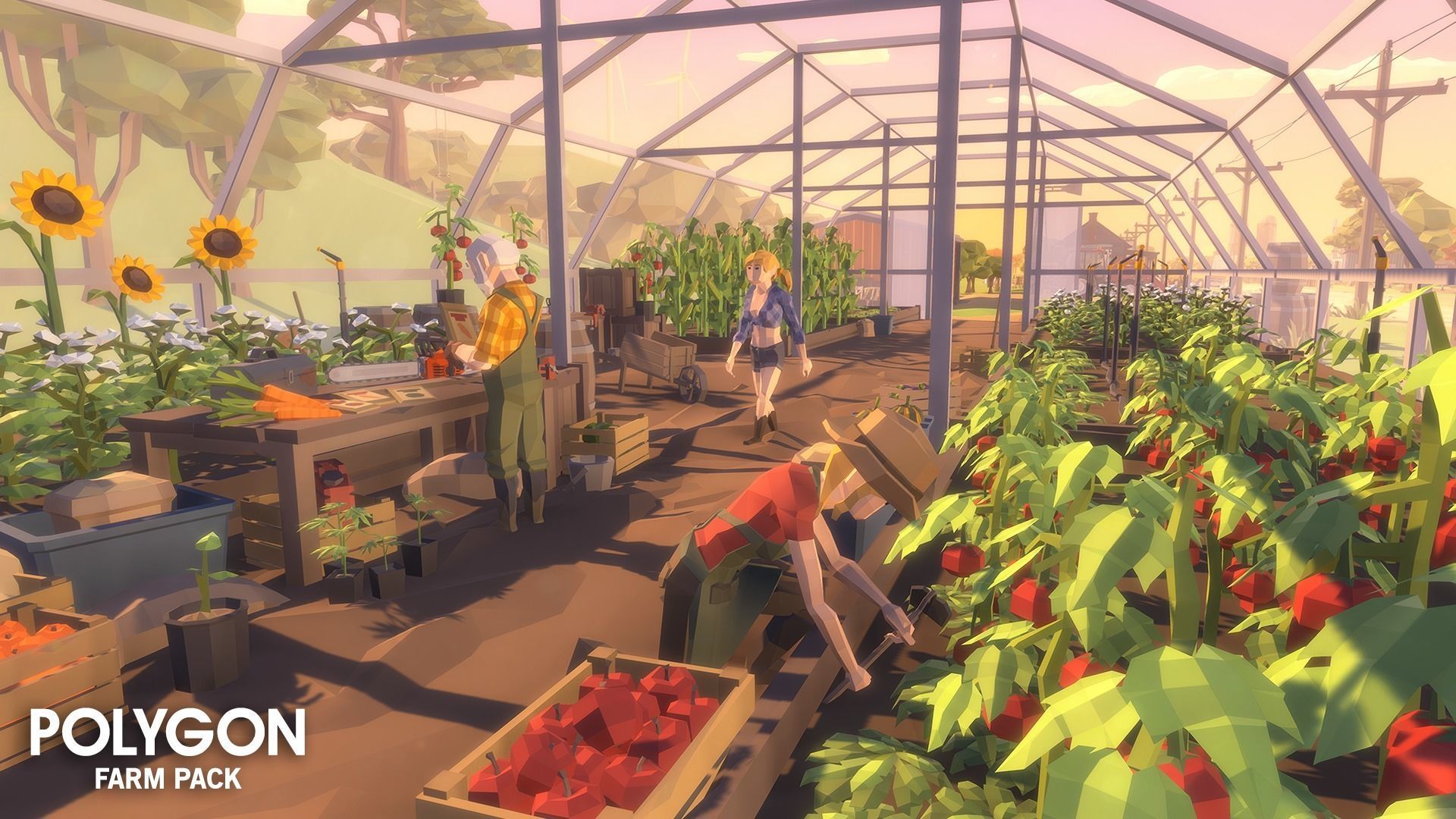 POLYGON - Farm Low-poly 3D model_11