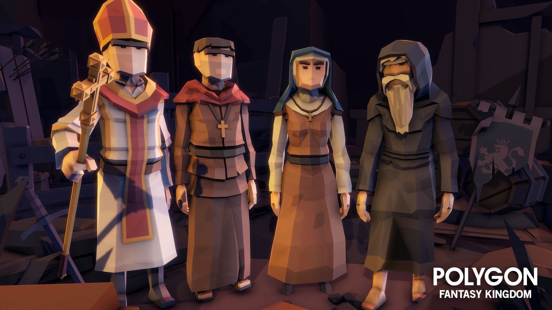 POLYGON - Fantasy Kingdom Low-poly 3D model_24