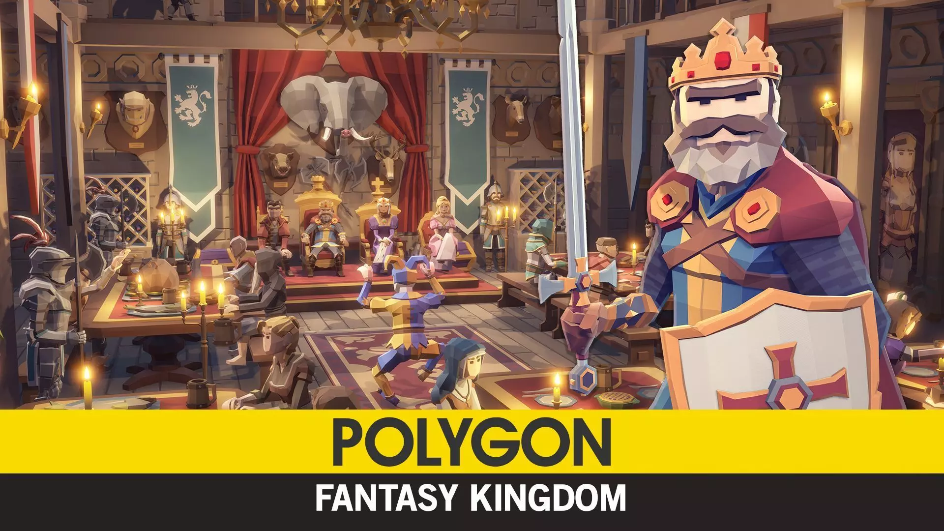 POLYGON - Fantasy Kingdom Low-poly 3D model_0