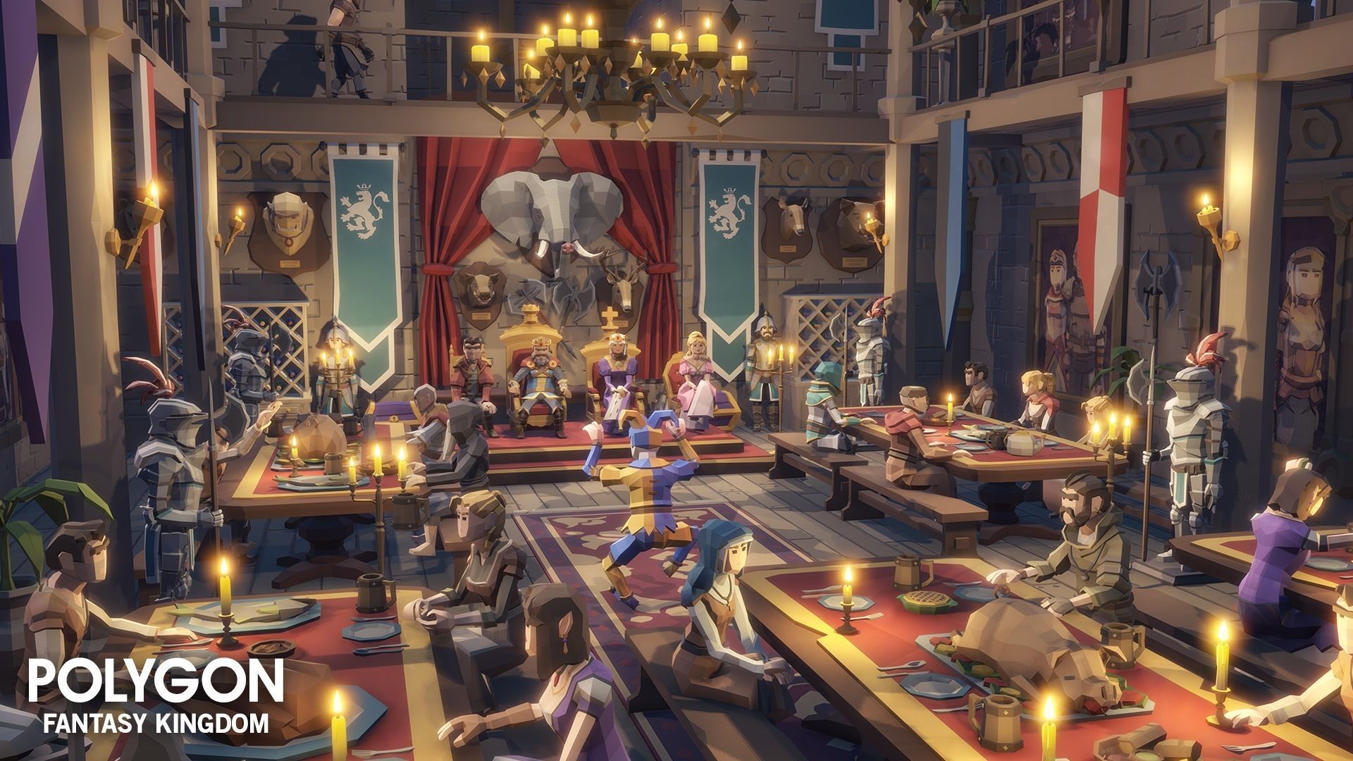 POLYGON - Fantasy Kingdom Low-poly 3D model_16