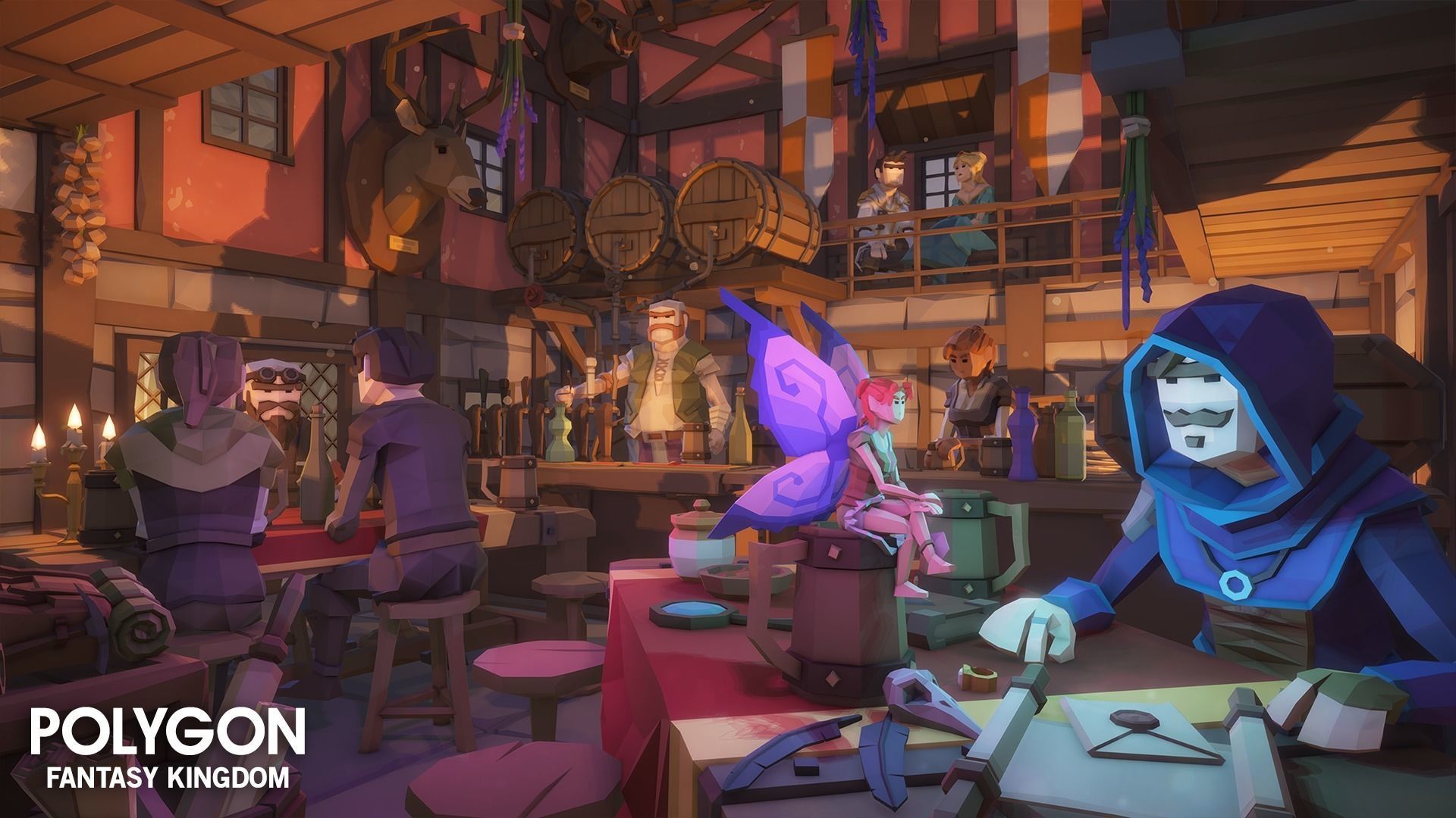 POLYGON - Fantasy Kingdom Low-poly 3D model_11