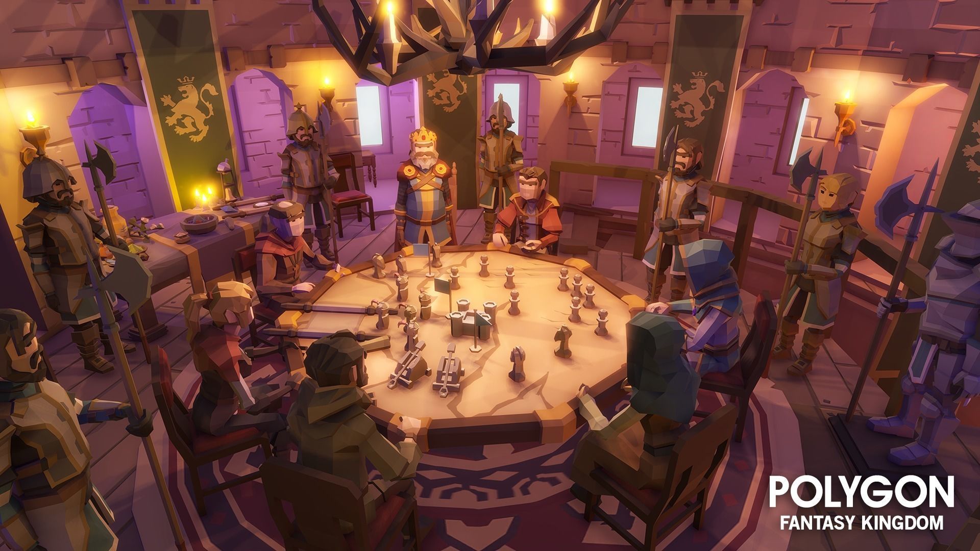 POLYGON - Fantasy Kingdom Low-poly 3D model_17