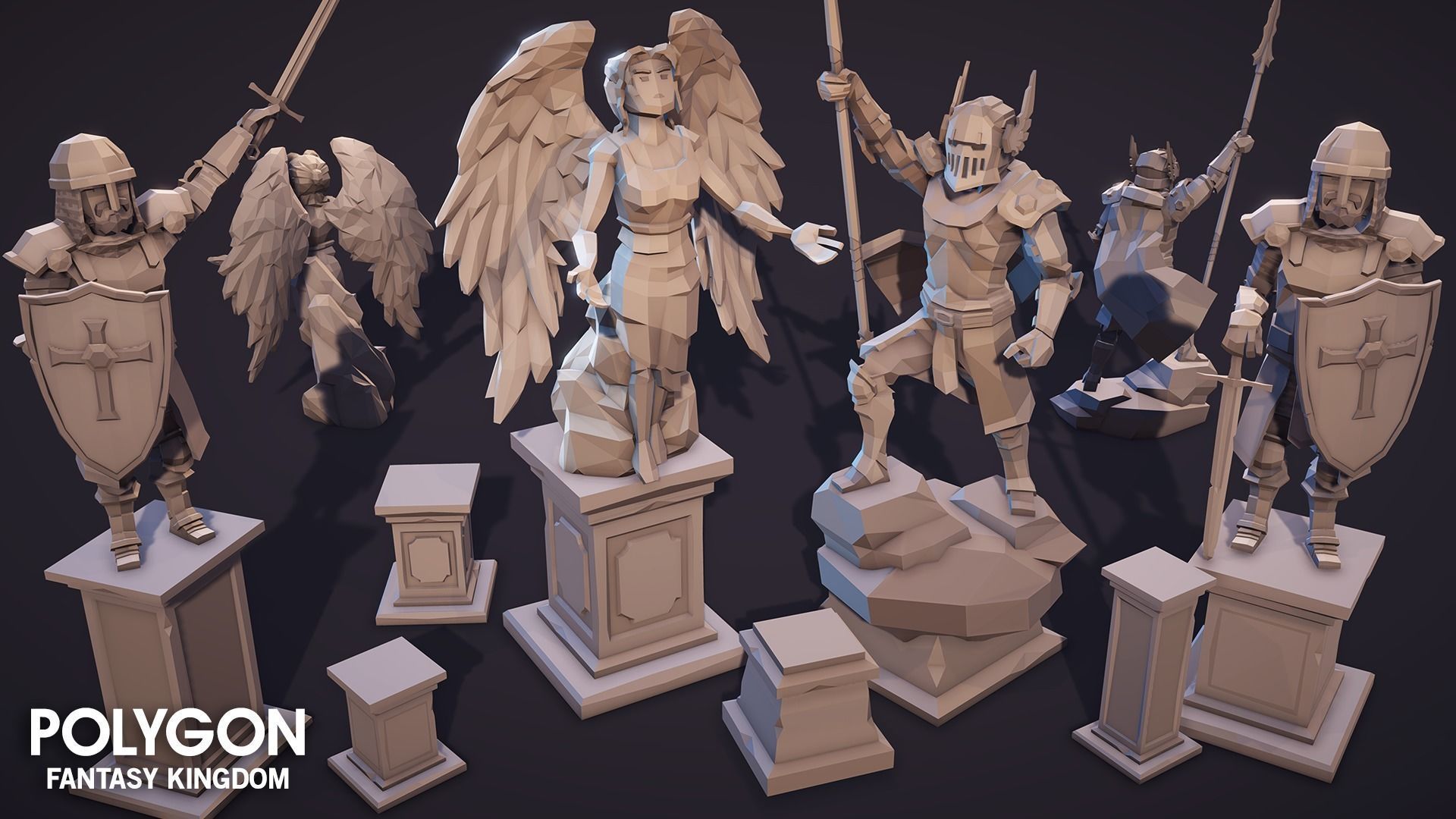 POLYGON - Fantasy Kingdom Low-poly 3D model_40