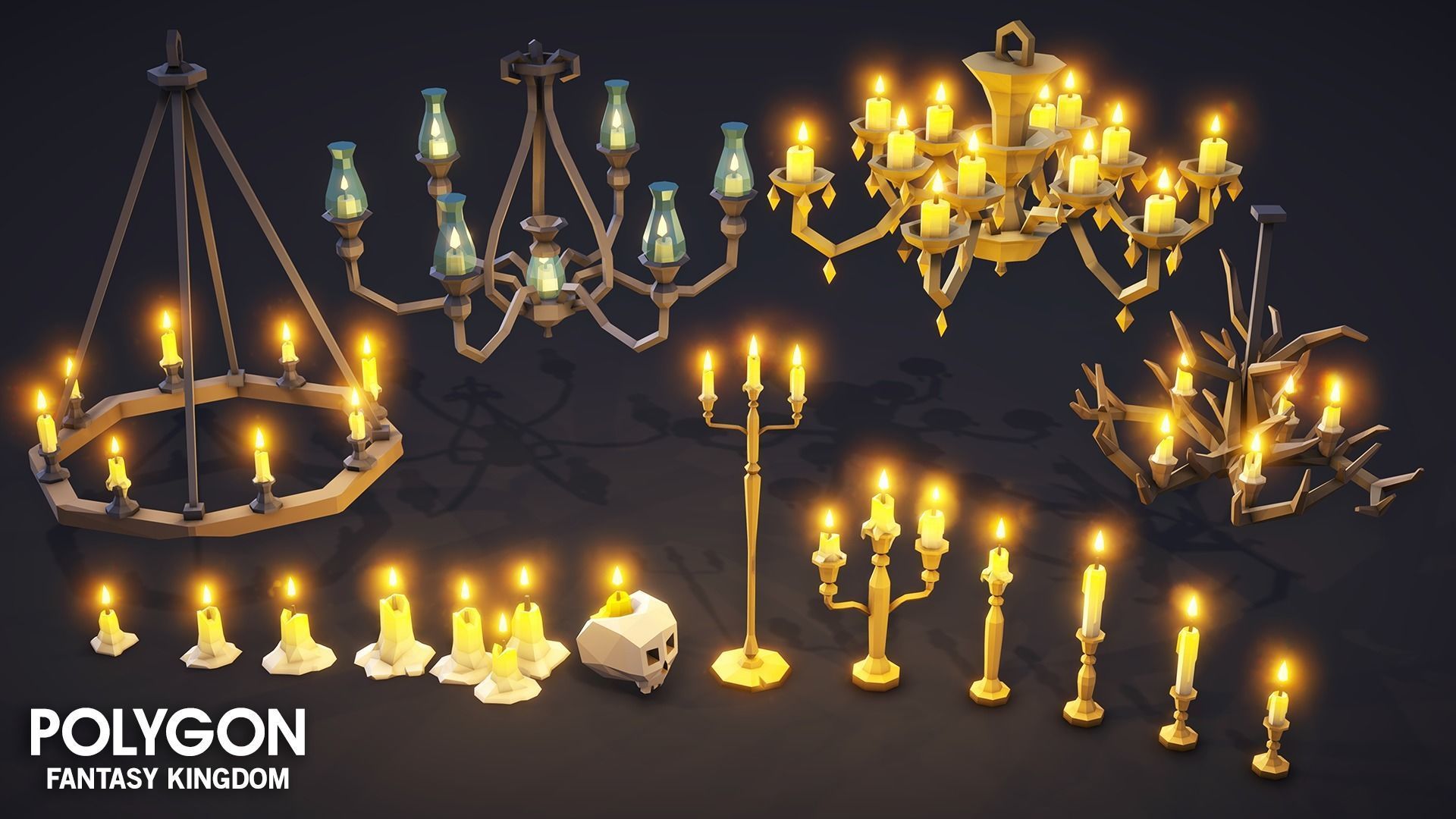 POLYGON - Fantasy Kingdom Low-poly 3D model_41