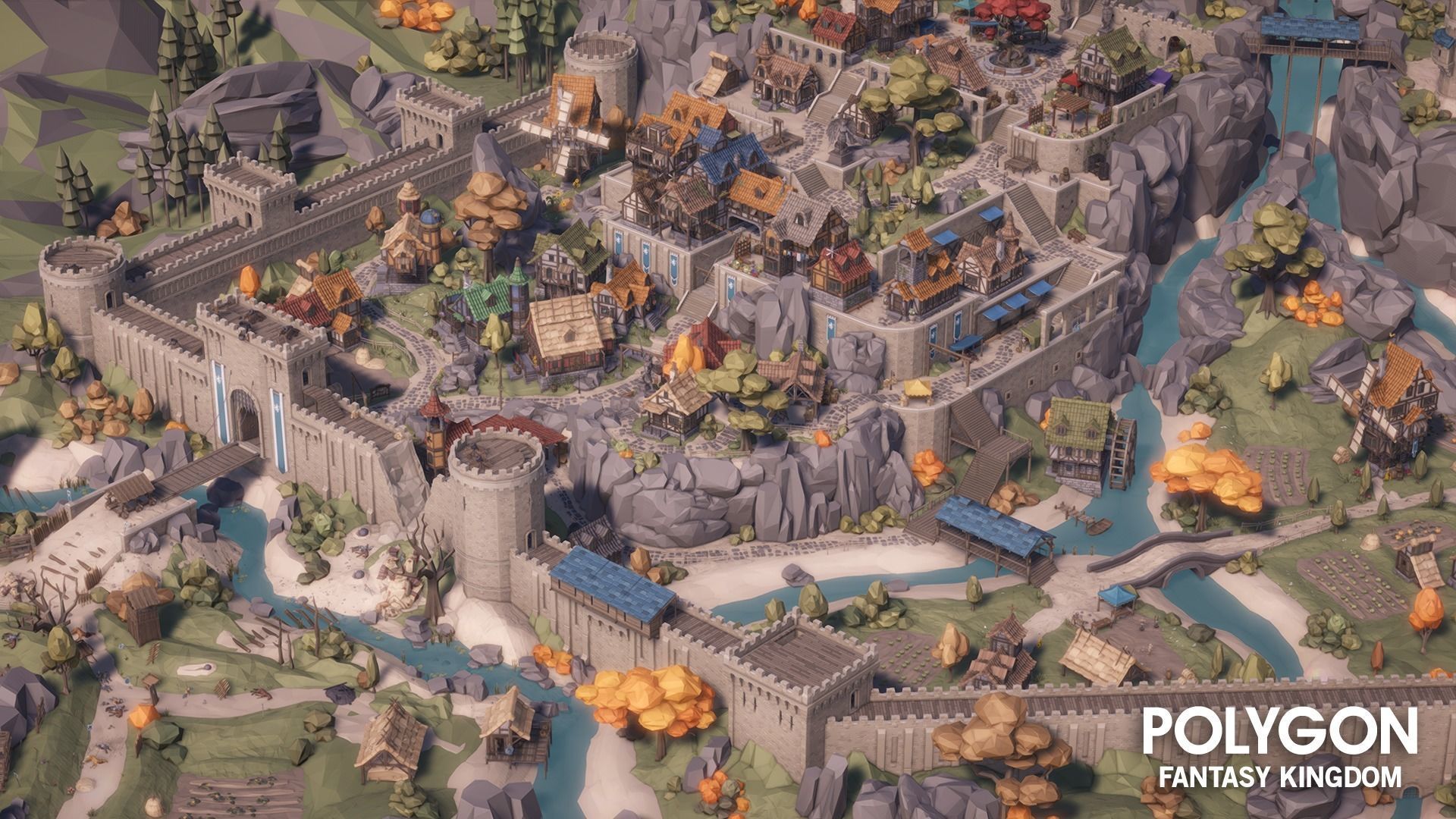 POLYGON - Fantasy Kingdom Low-poly 3D model_25
