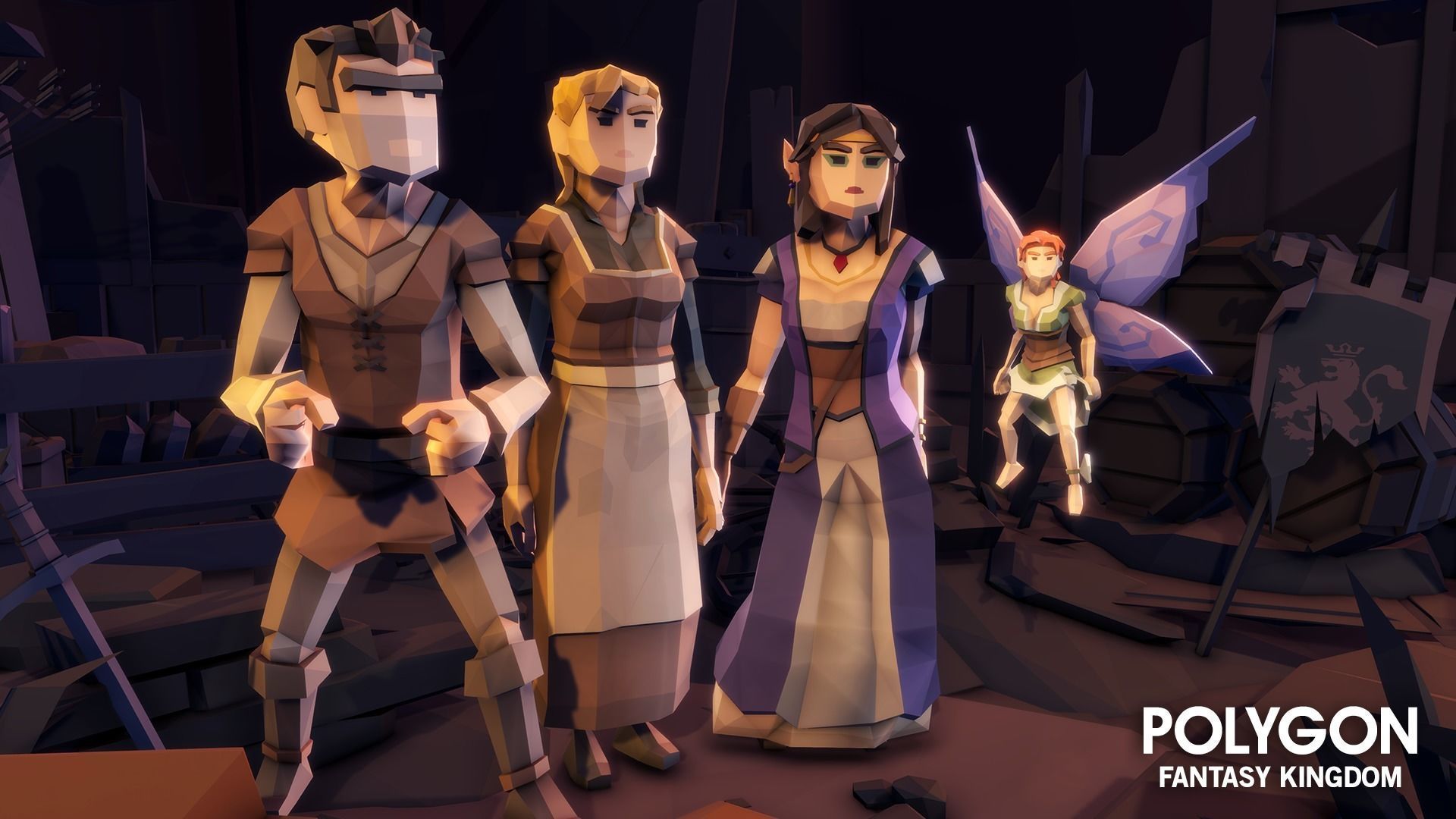 POLYGON - Fantasy Kingdom Low-poly 3D model_20