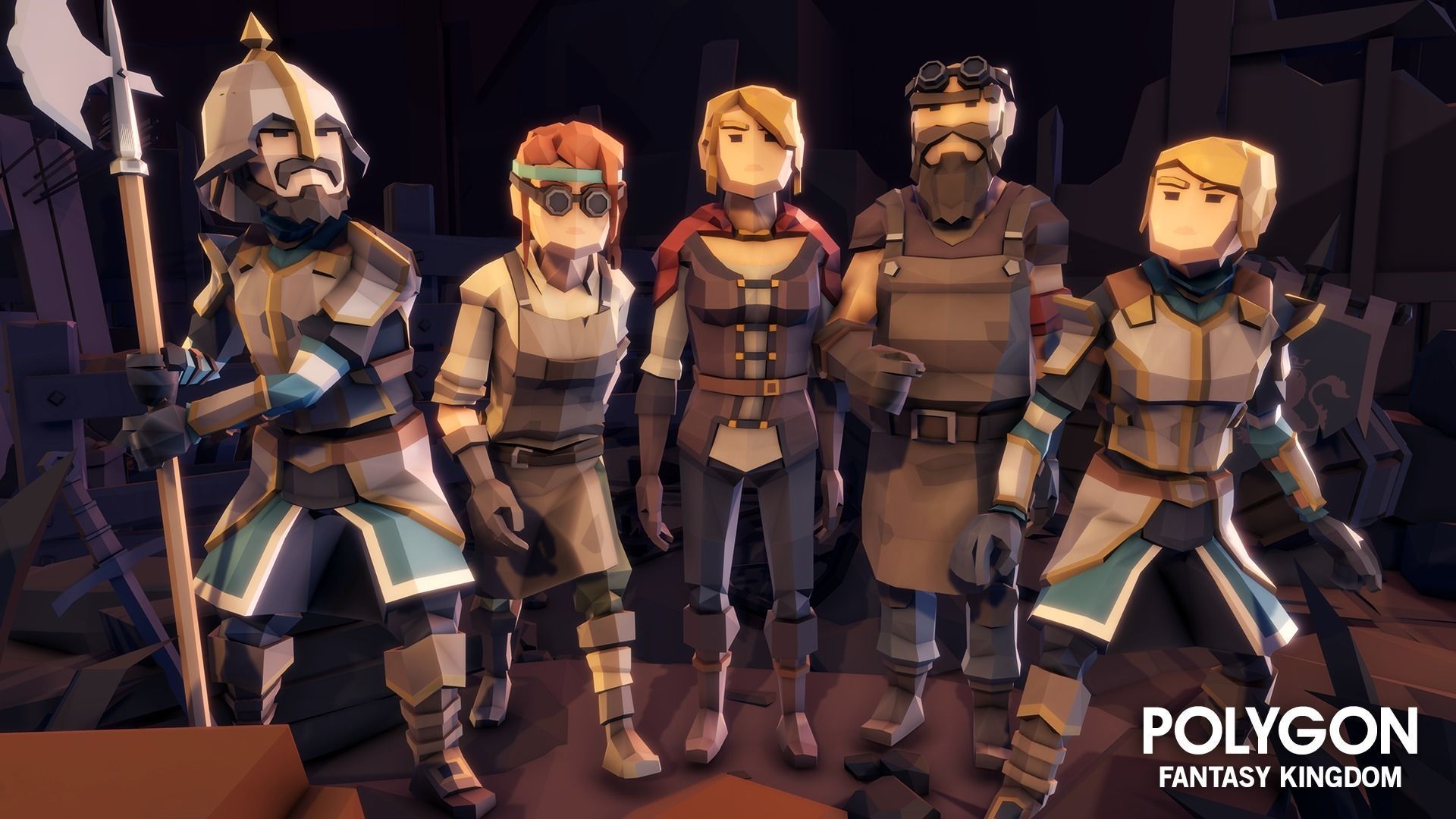 POLYGON - Fantasy Kingdom Low-poly 3D model_21