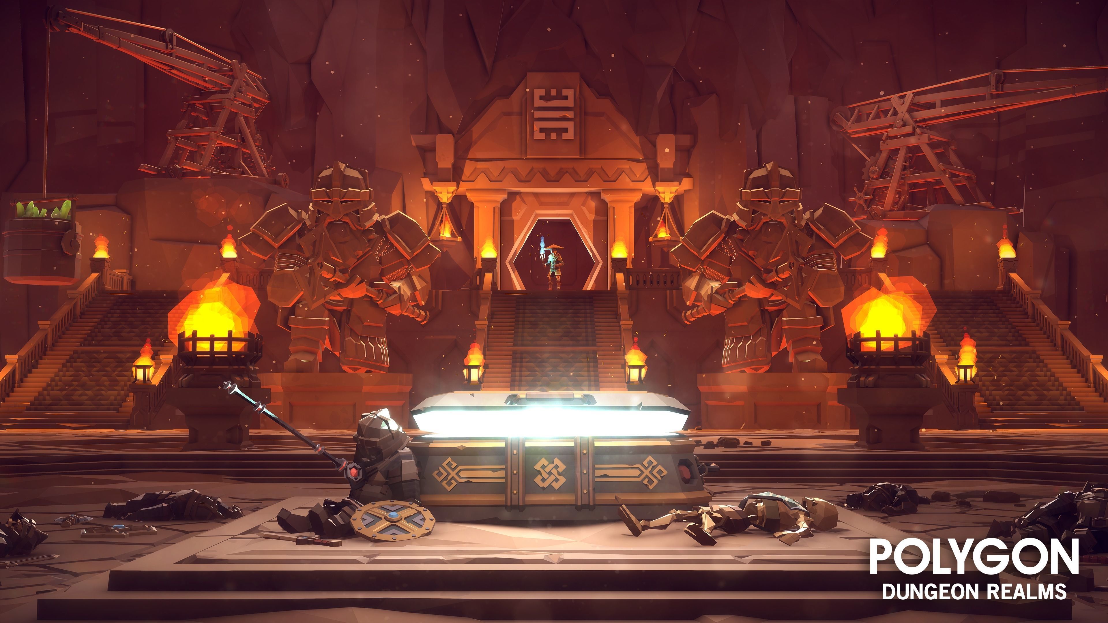 POLYGON Dungeon Realms Low-poly 3D model_8