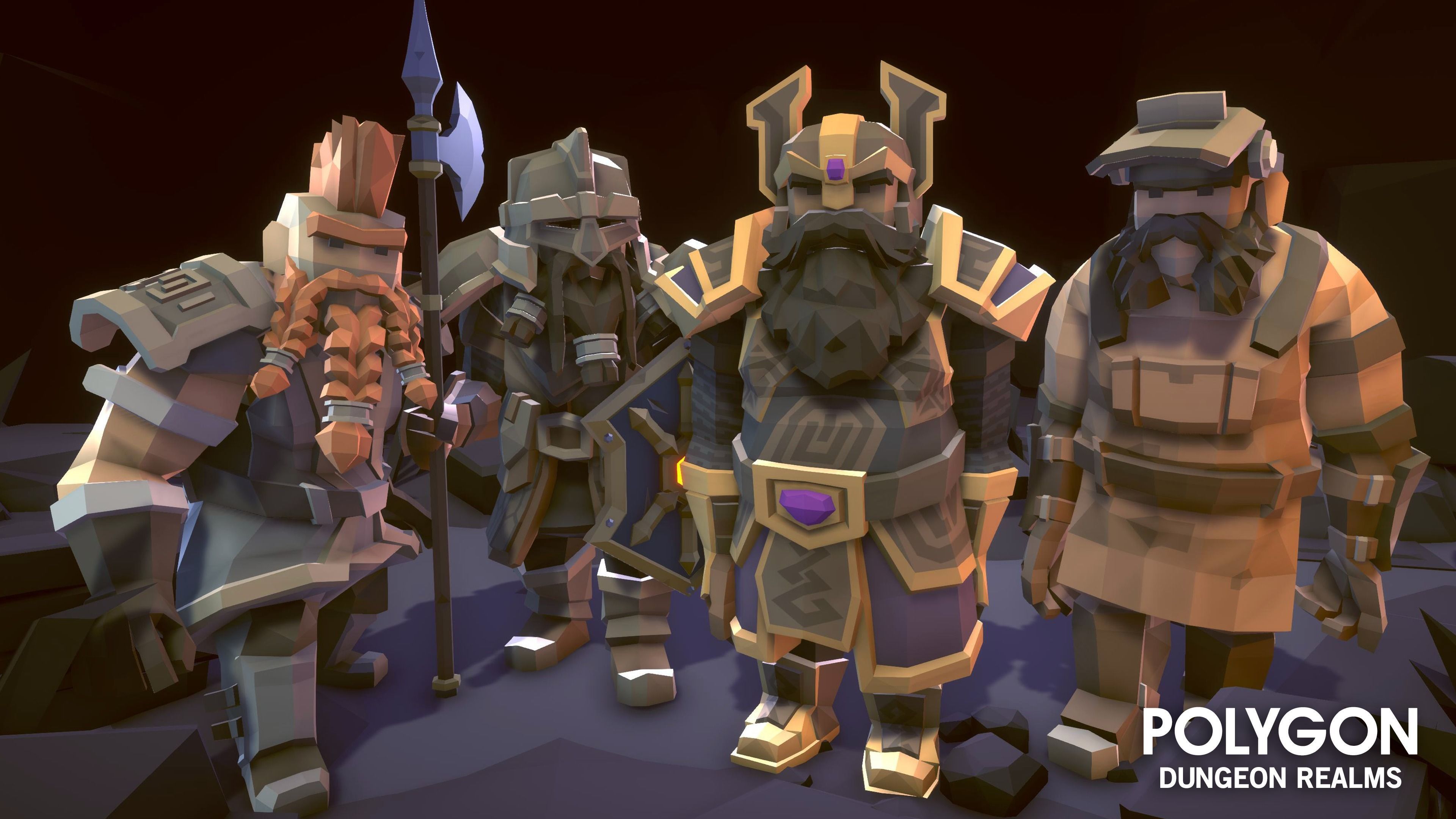 POLYGON Dungeon Realms Low-poly 3D model_20