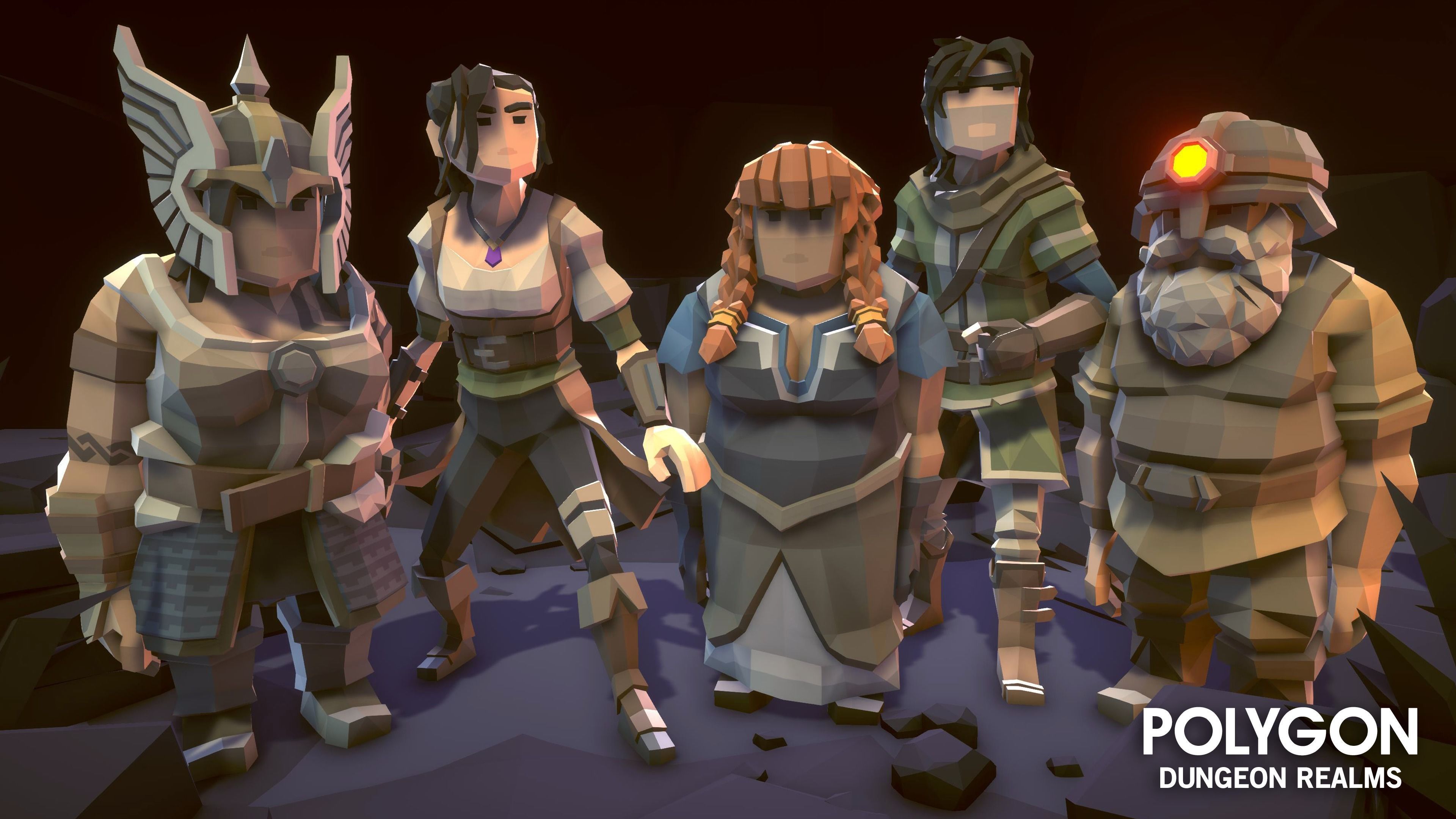 POLYGON Dungeon Realms Low-poly 3D model_19