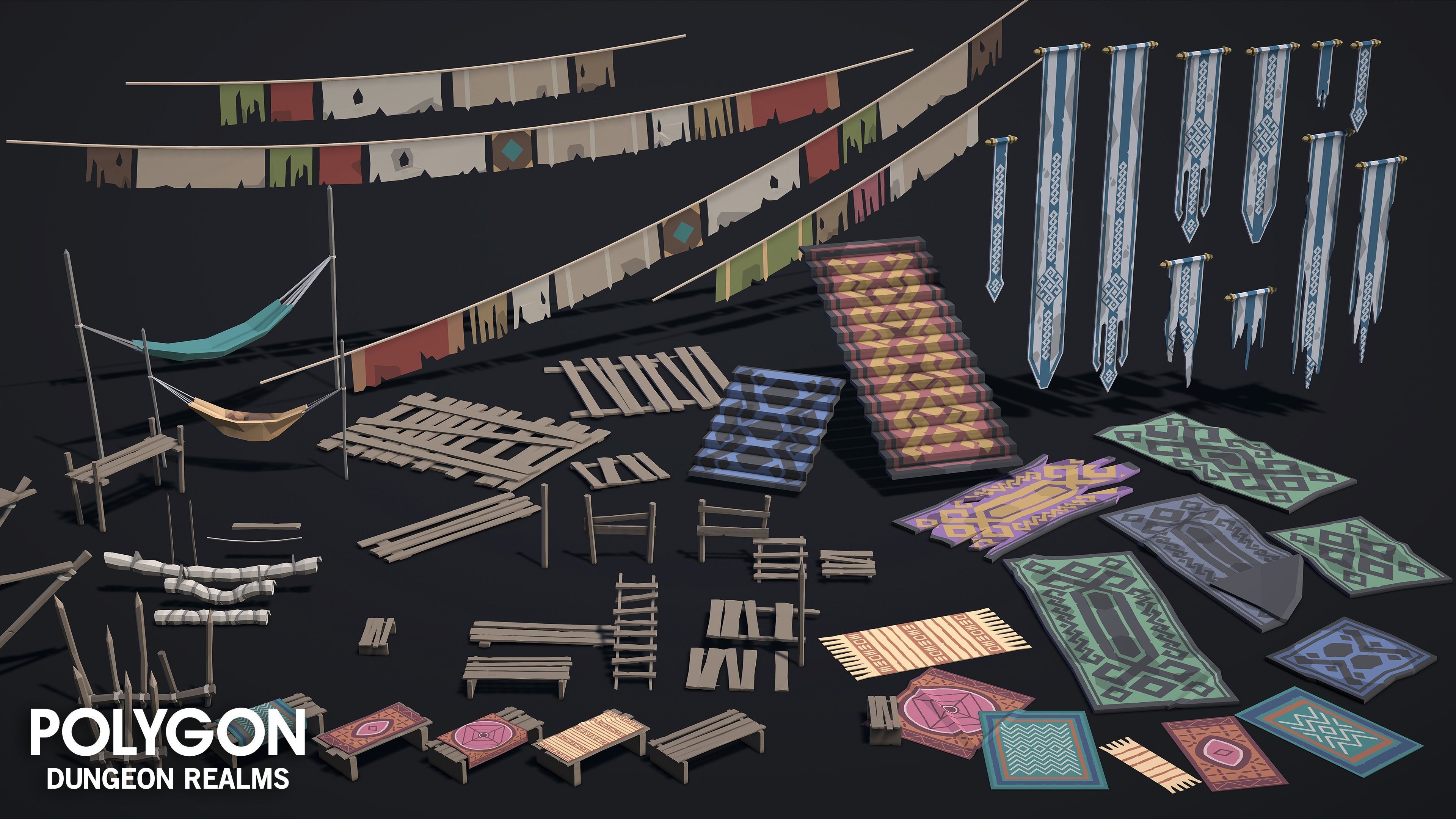 POLYGON Dungeon Realms Low-poly 3D model_31