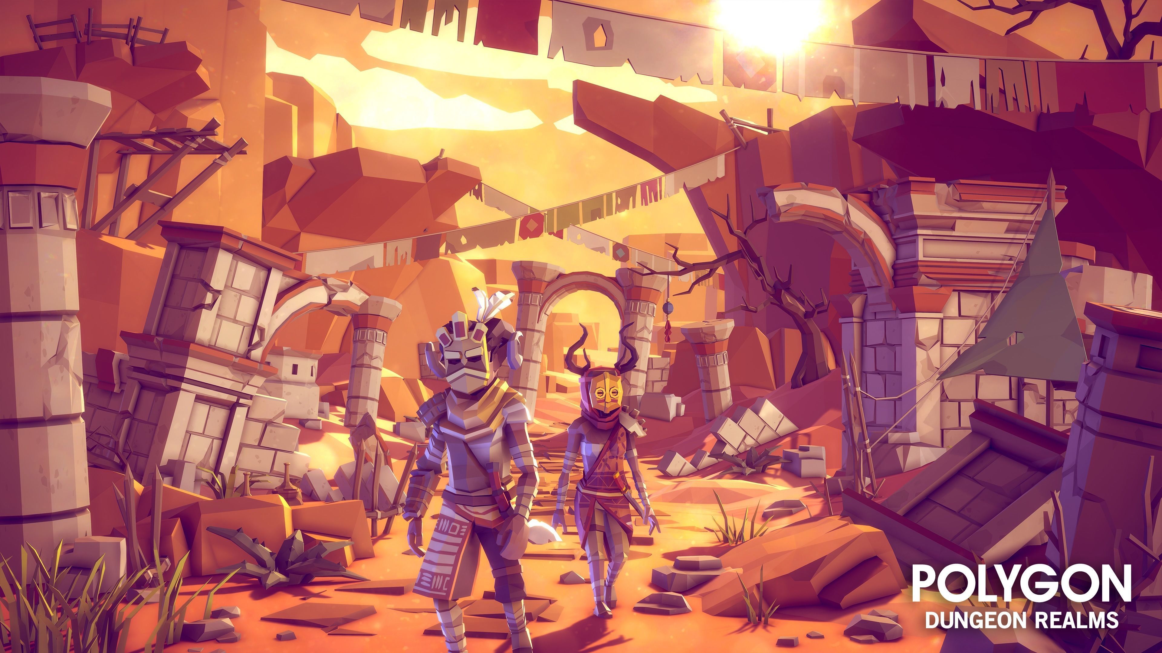 POLYGON Dungeon Realms Low-poly 3D model_4