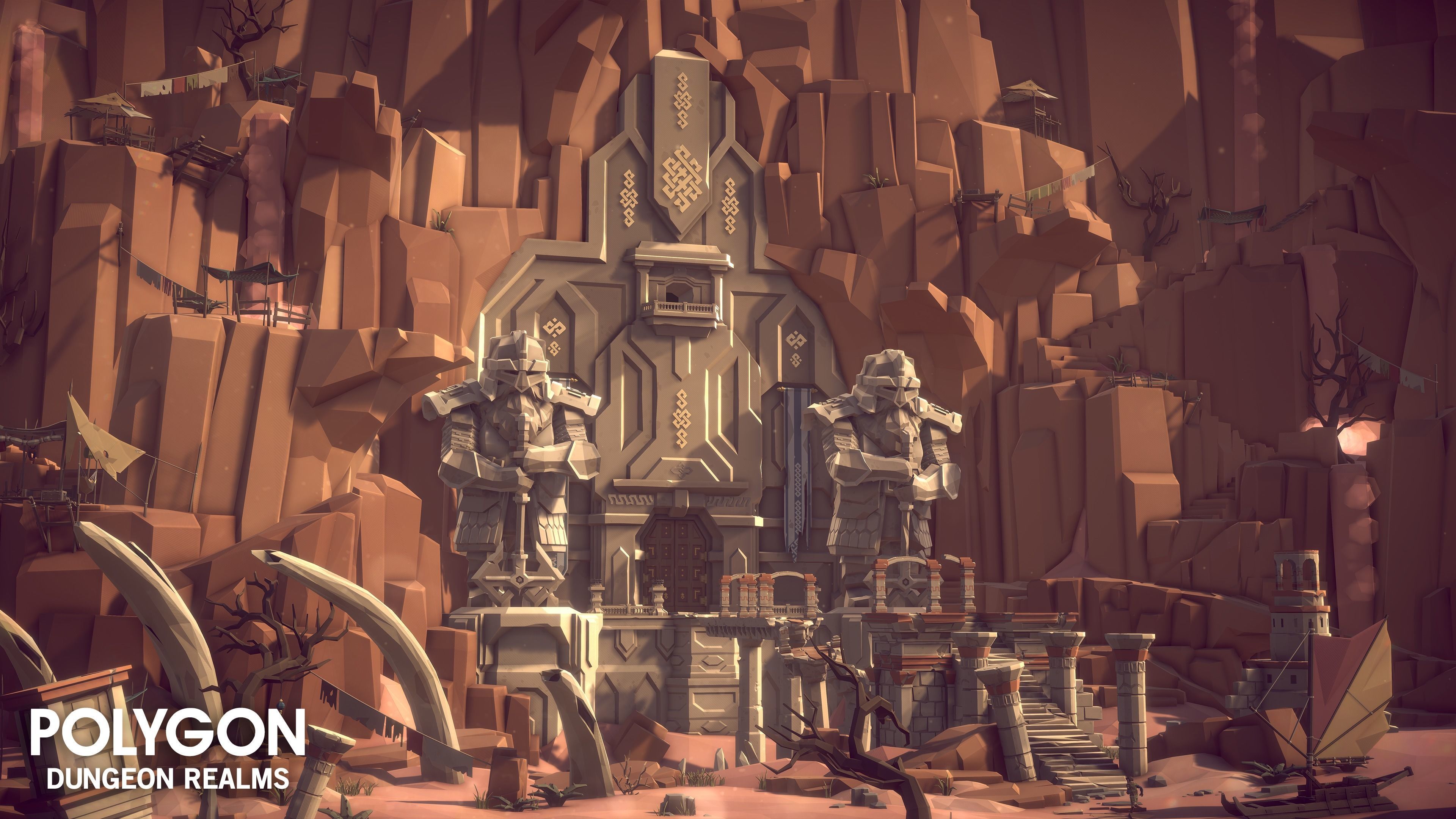 POLYGON Dungeon Realms Low-poly 3D model_12