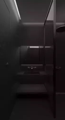 Bathroom design - WC 3D model